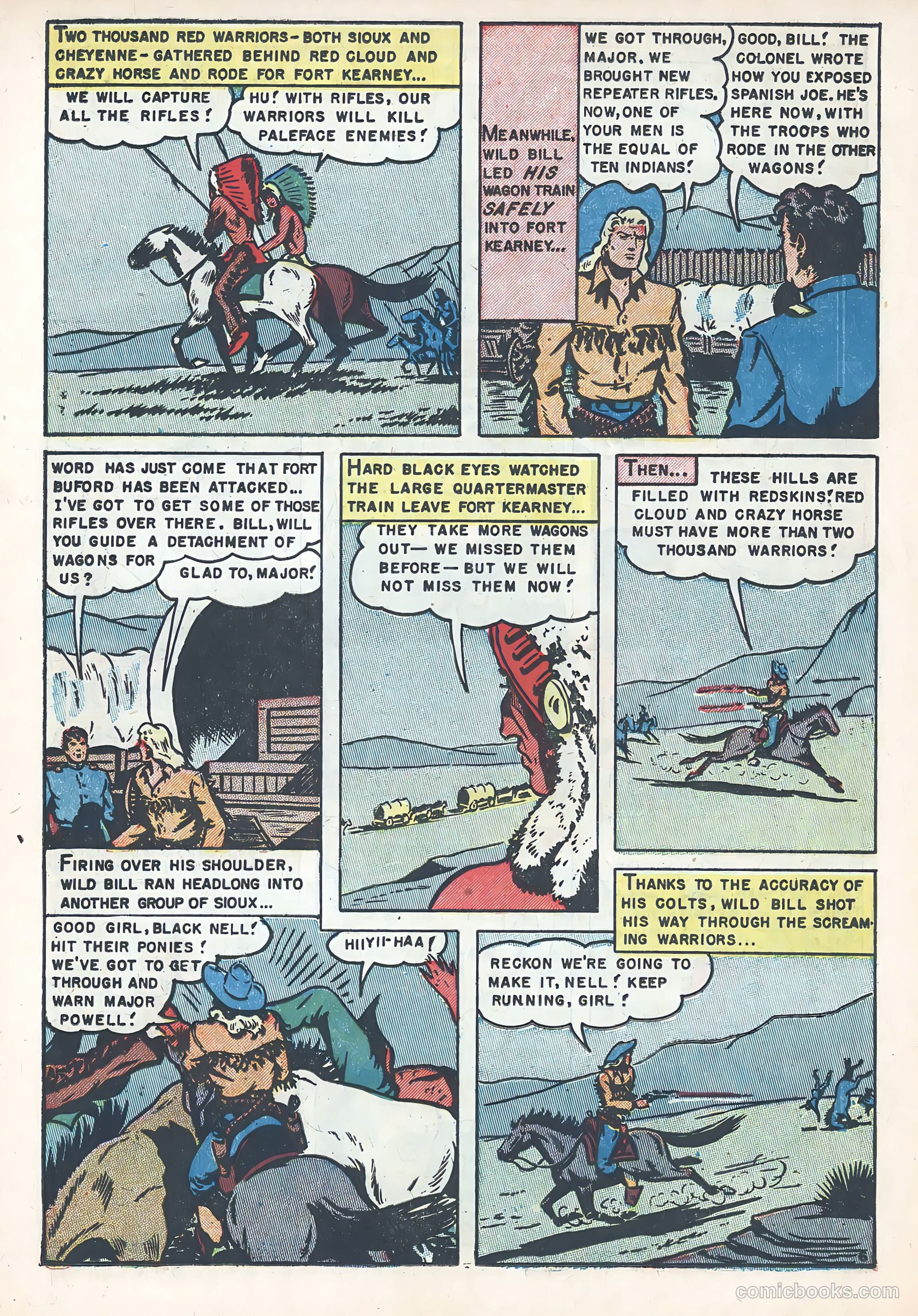 Wild Bill Hickok #8 (1951) — page 22 of 36
