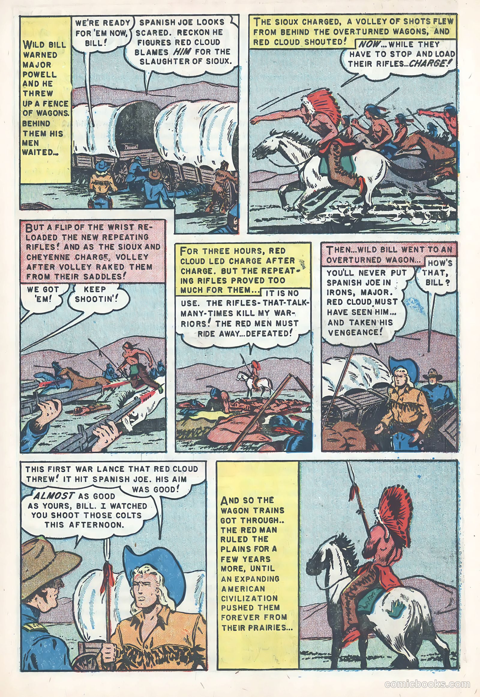 Wild Bill Hickok #8 (1951) — page 23 of 36
