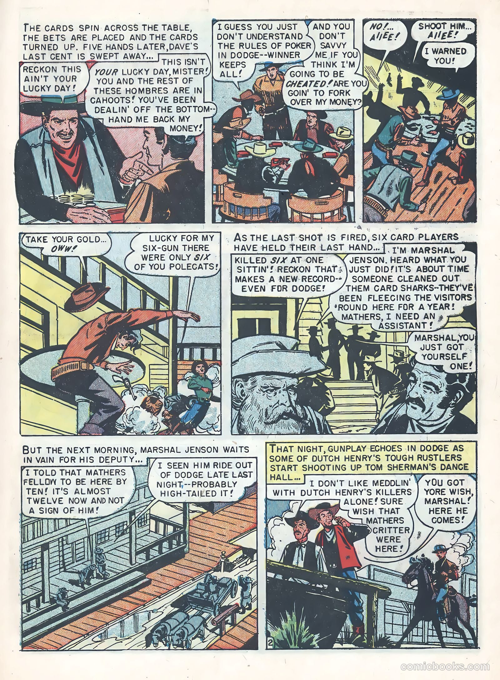 Wild Bill Hickok #8 (1951) — page 27 of 36