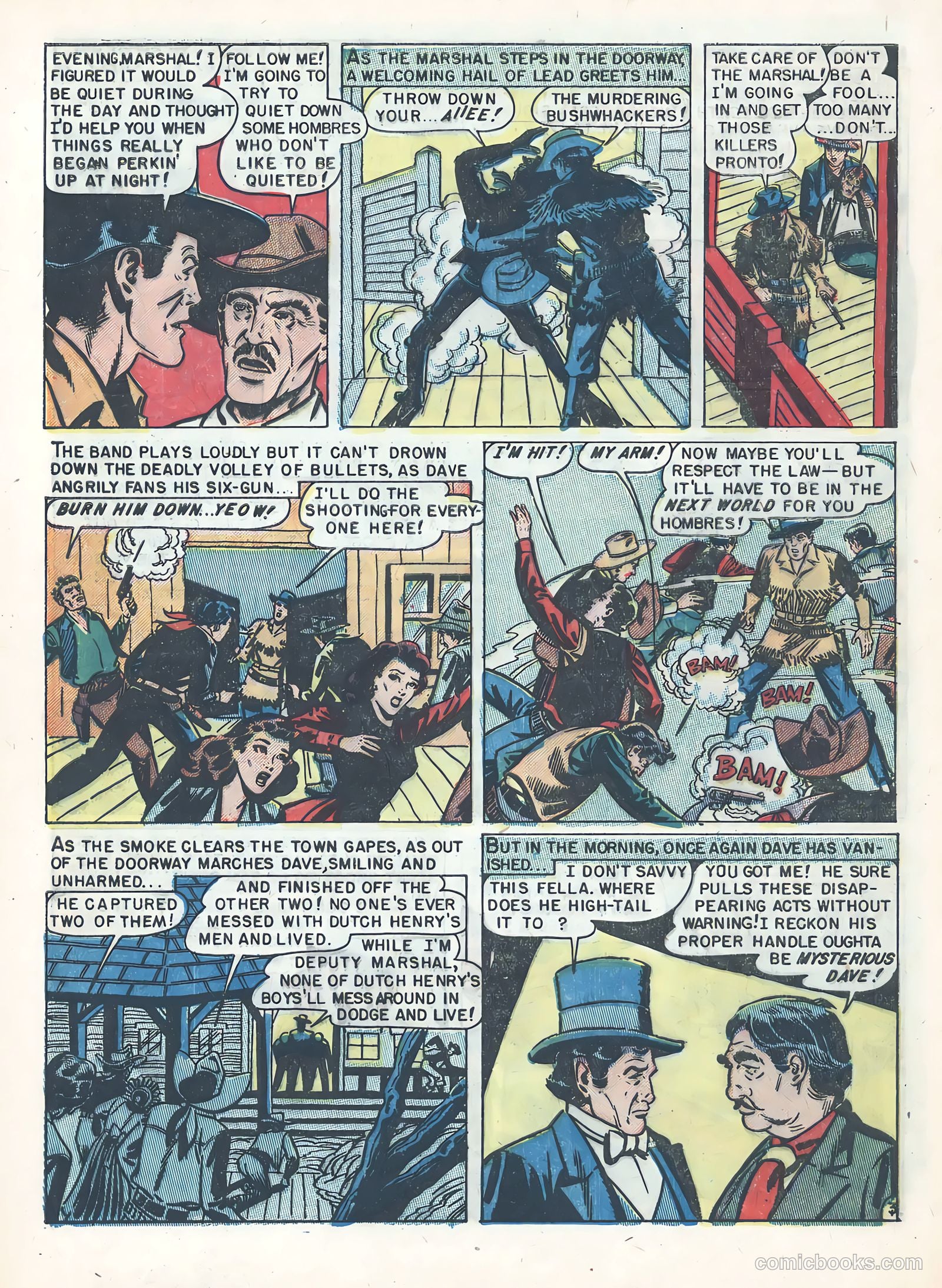 Wild Bill Hickok #8 (1951) — page 28 of 36