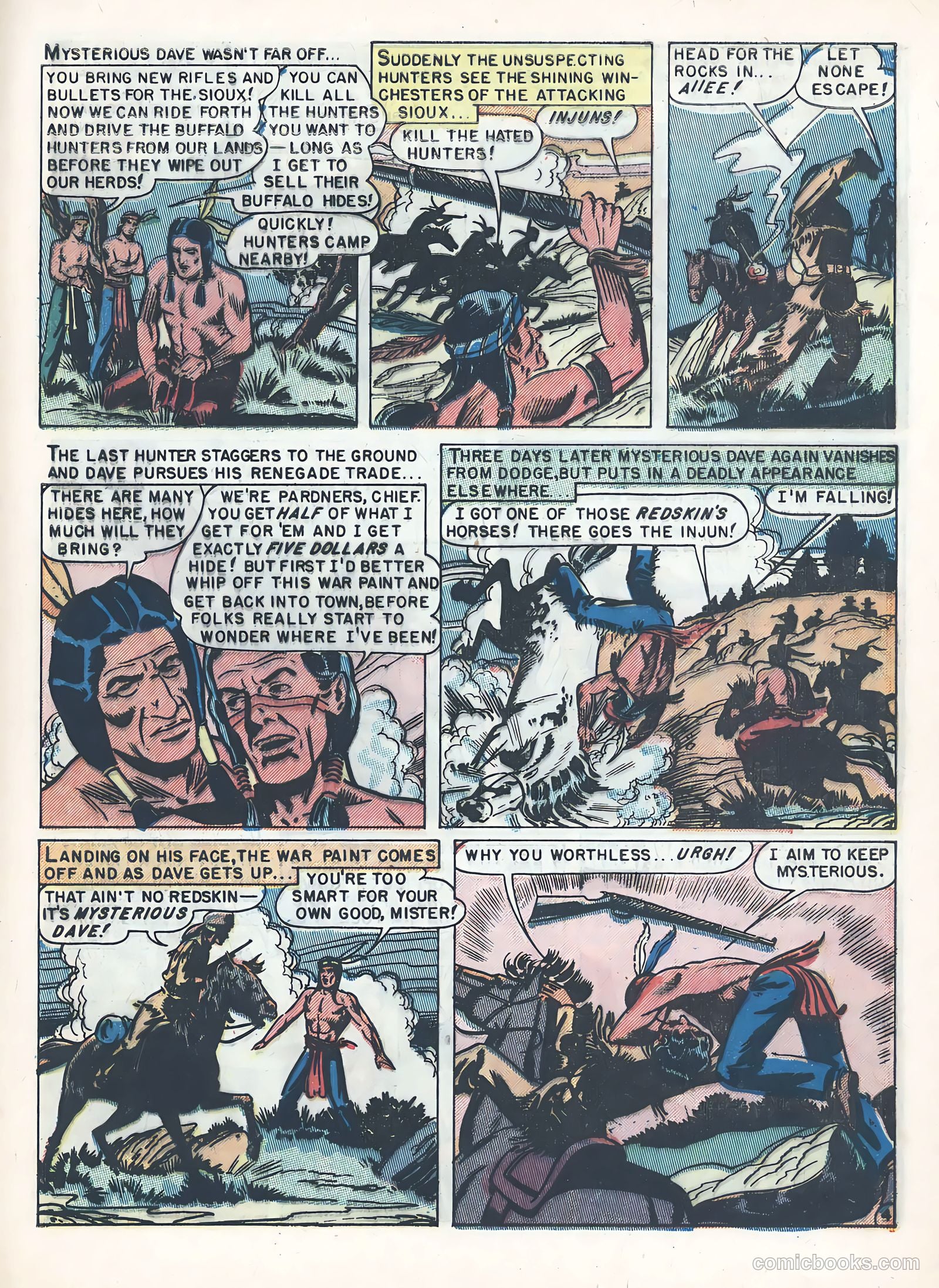 Wild Bill Hickok #8 (1951) — page 29 of 36