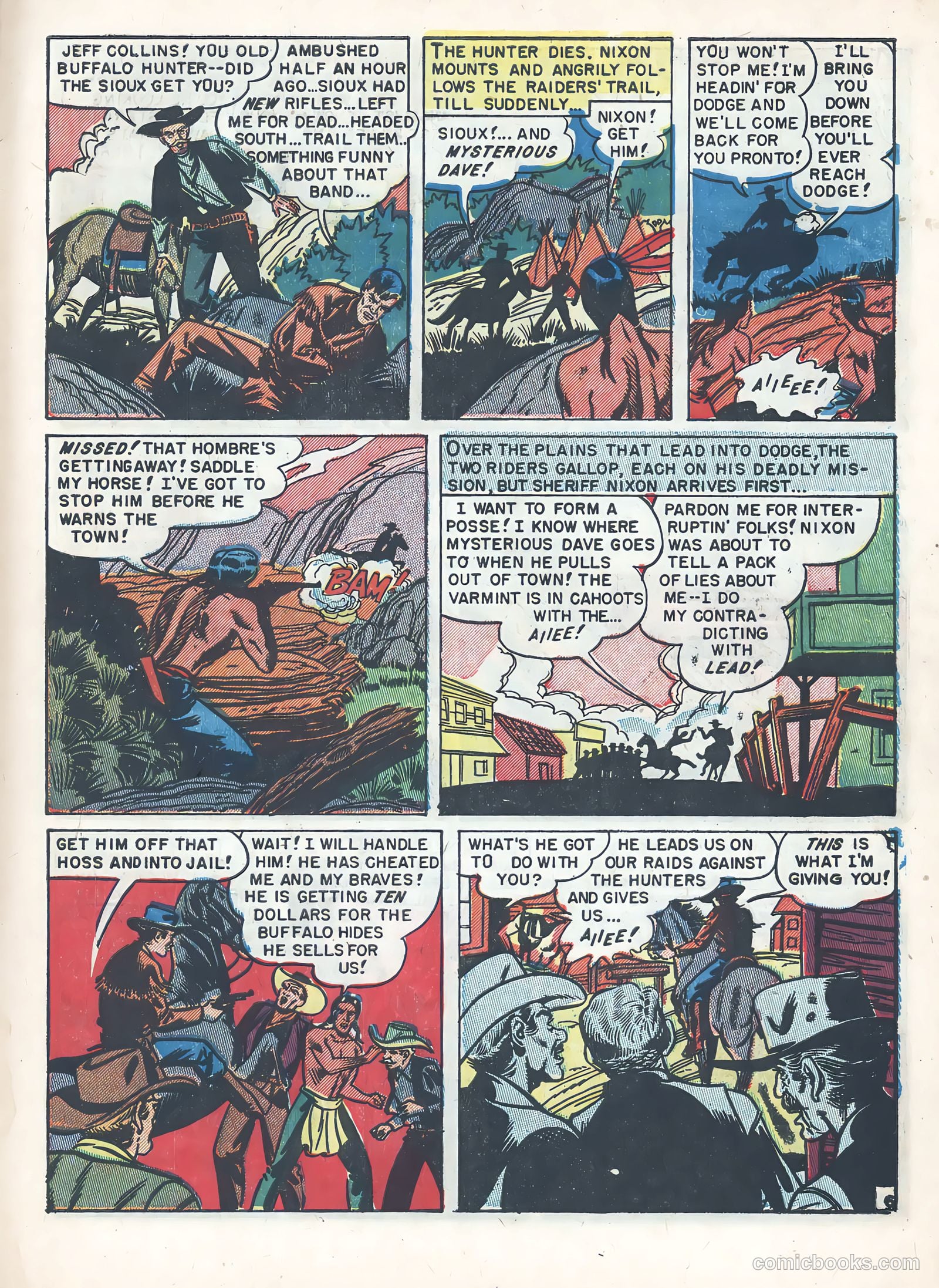Wild Bill Hickok #8 (1951) — page 31 of 36
