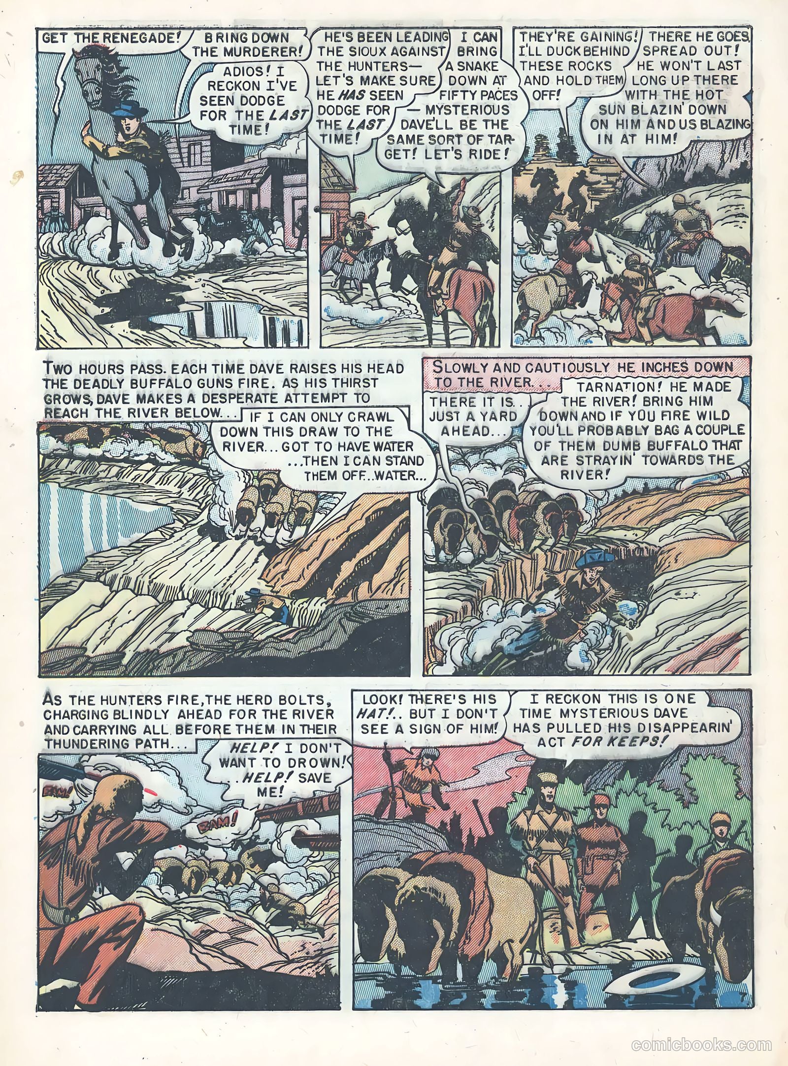 Wild Bill Hickok #8 (1951) — page 32 of 36