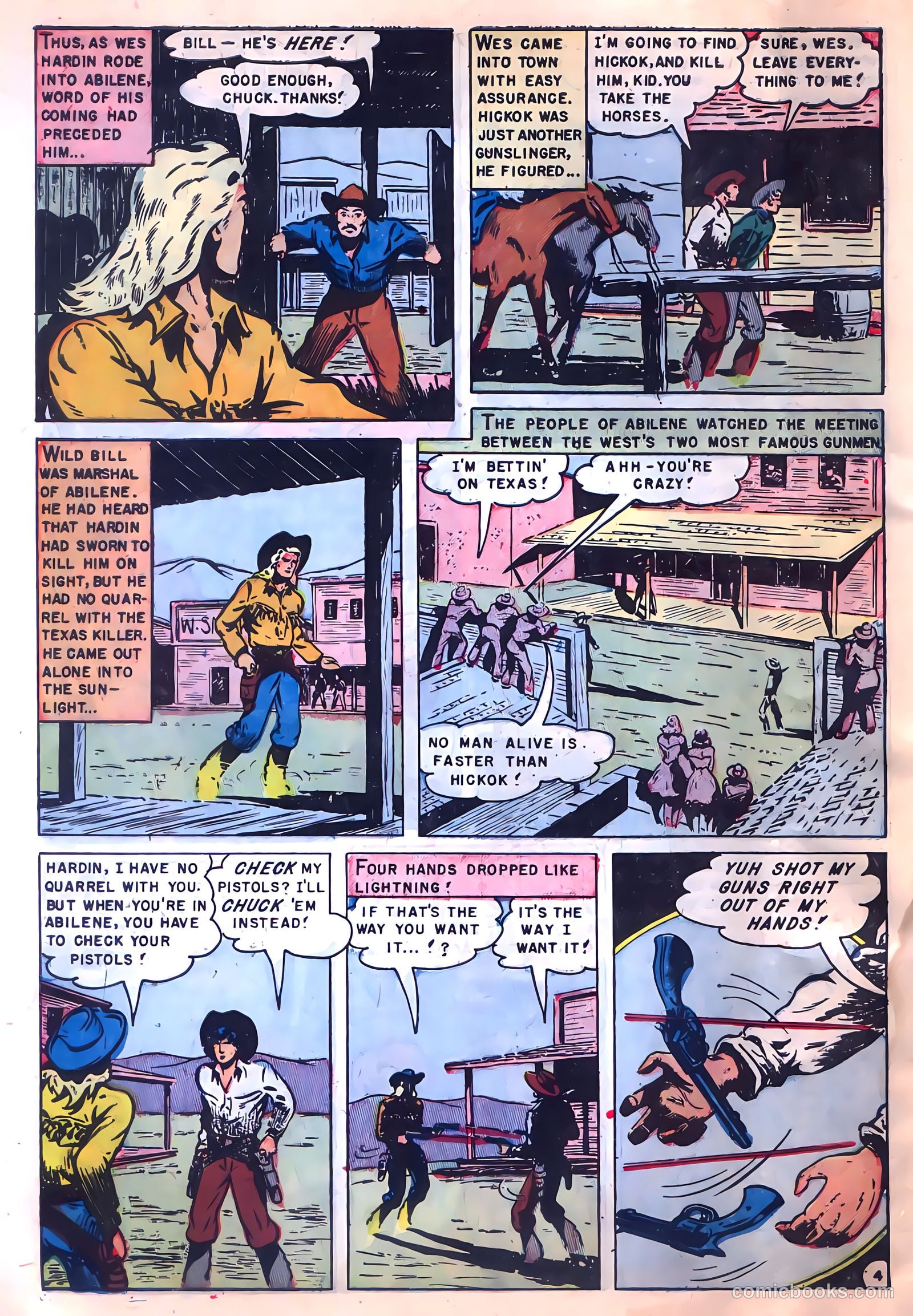 Wild Bill Hickok #9 (1951) — page 6 of 36