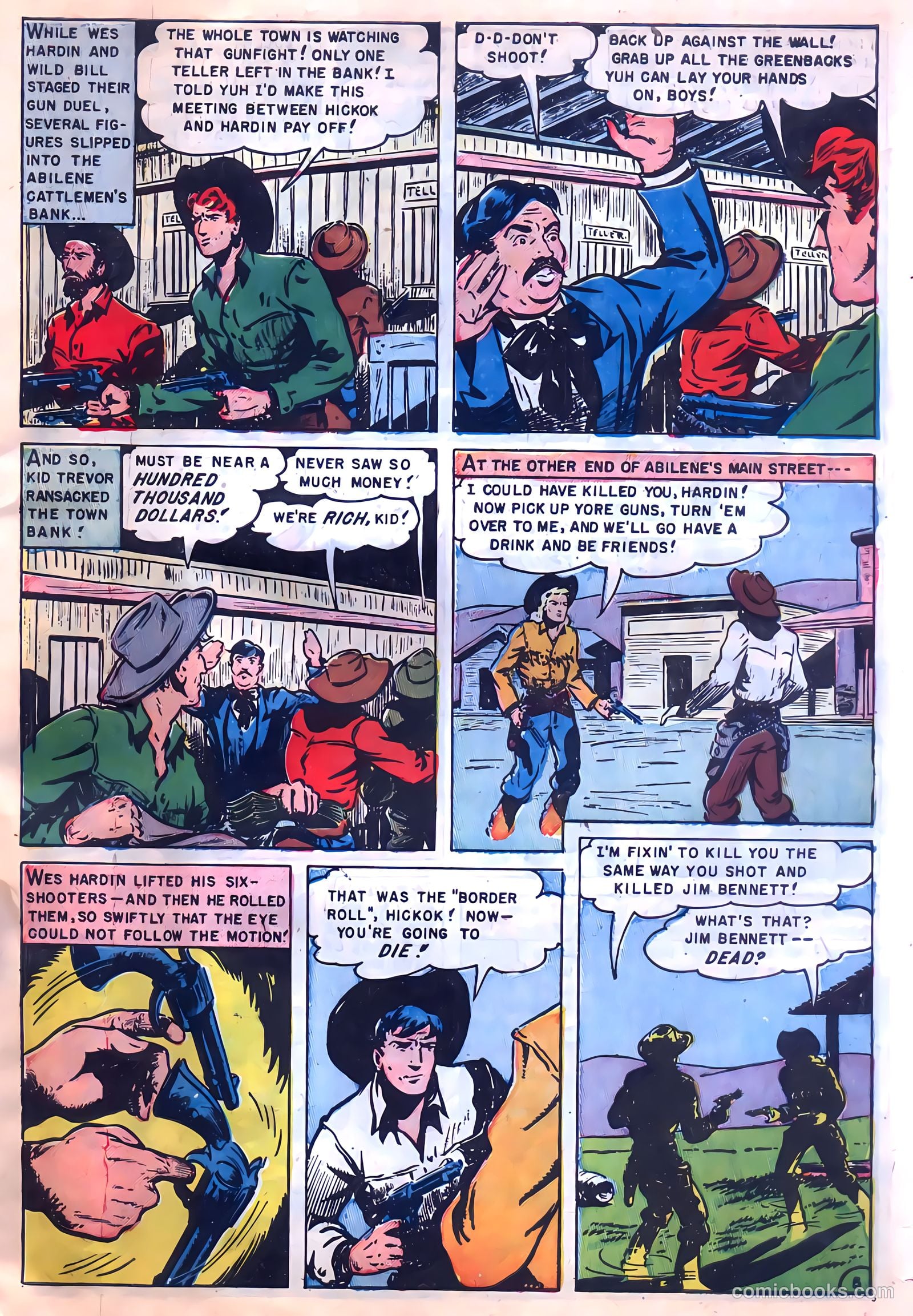 Wild Bill Hickok #9 (1951) — page 7 of 36