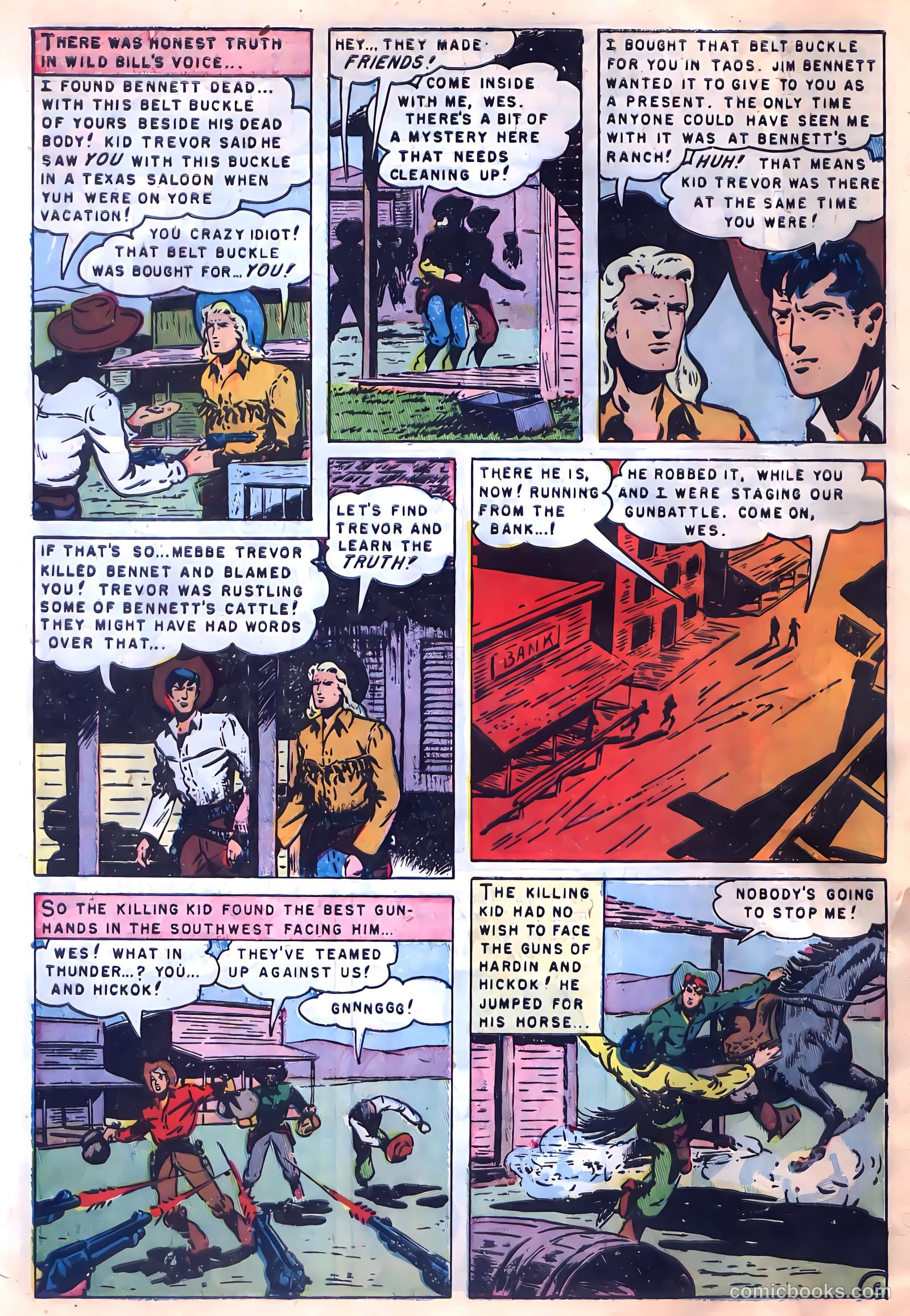 Wild Bill Hickok #9 (1951) — page 8 of 36
