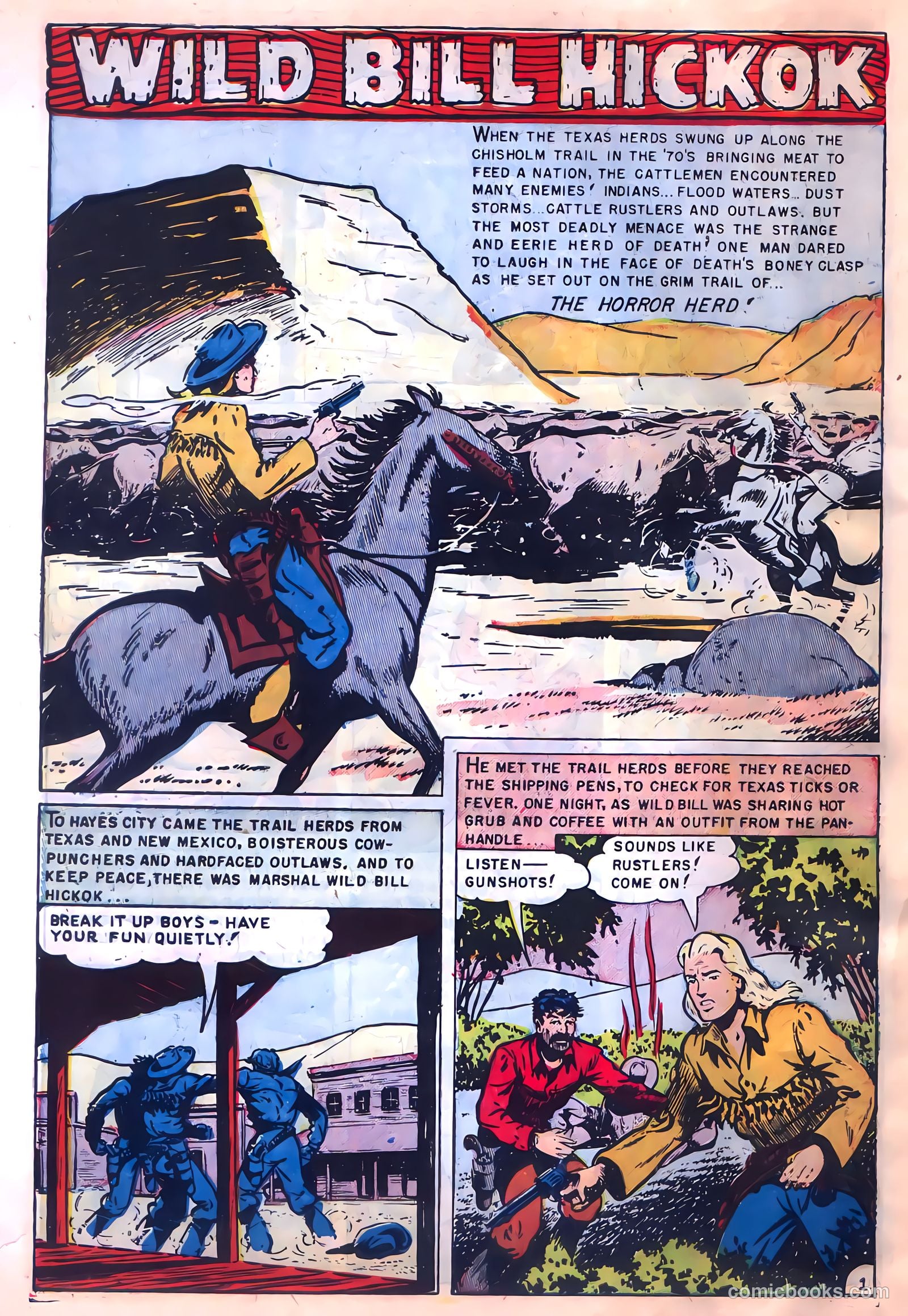 Wild Bill Hickok #9 (1951) — page 10 of 36