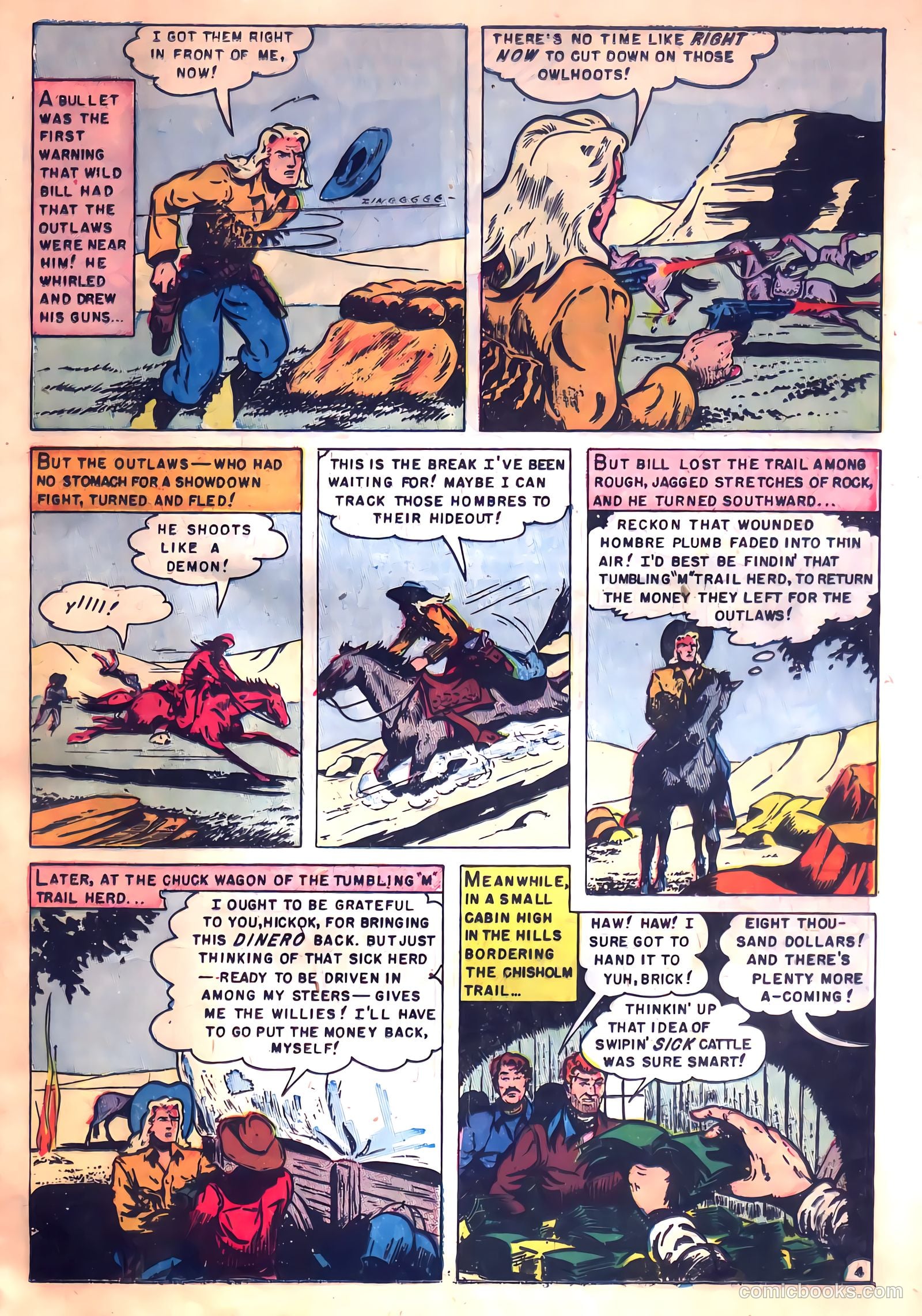 Wild Bill Hickok #9 (1951) — page 13 of 36