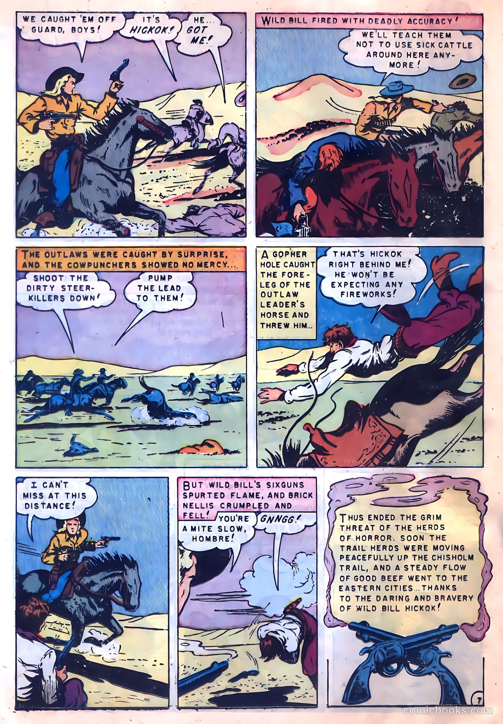Wild Bill Hickok #9 (1951) — page 16 of 36