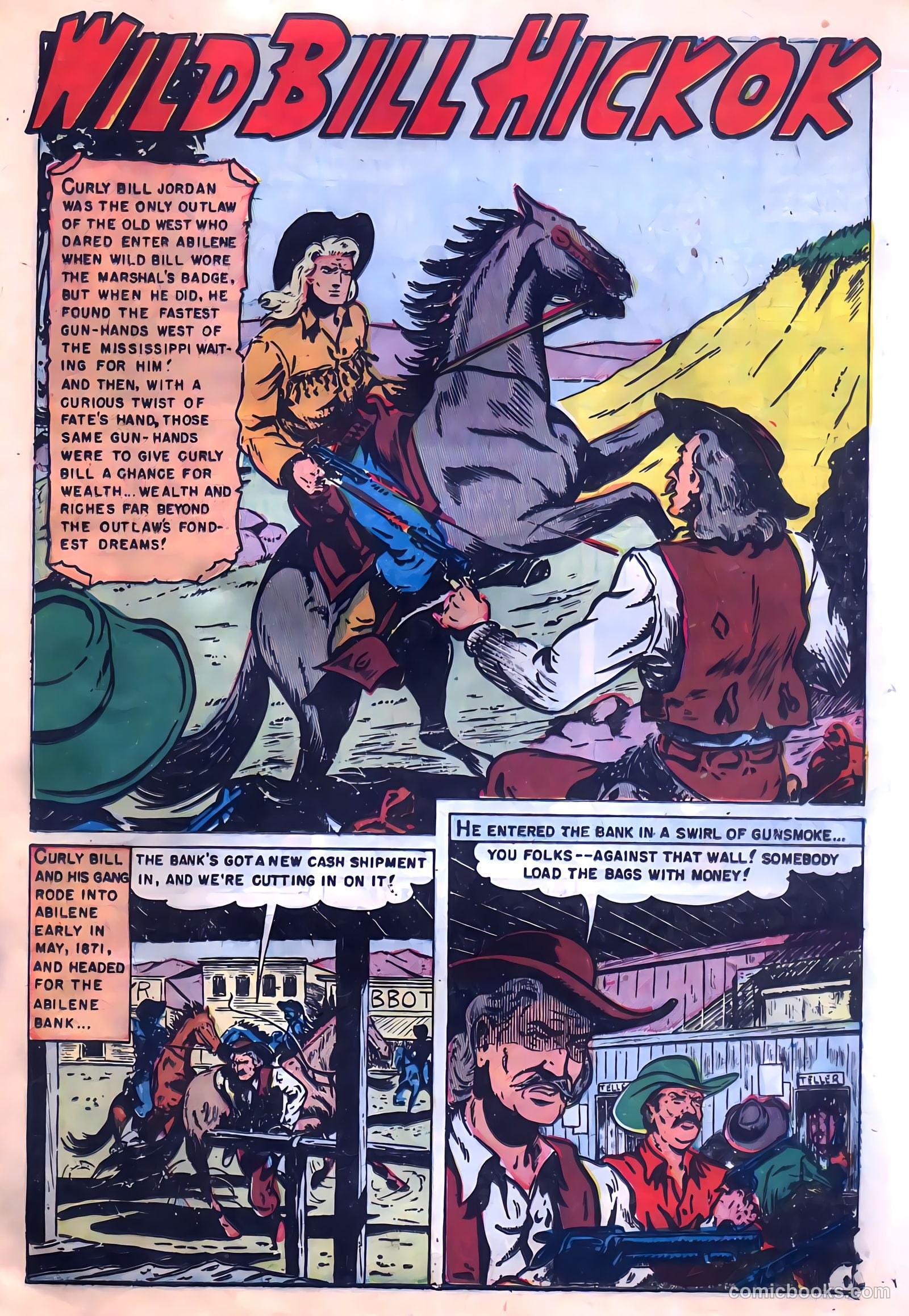 Wild Bill Hickok #9 (1951) — page 17 of 36