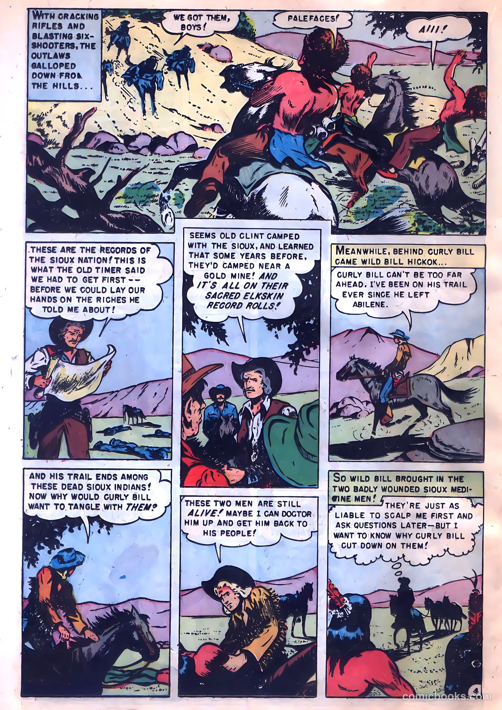 Wild Bill Hickok #9 (1951) — page 20 of 36