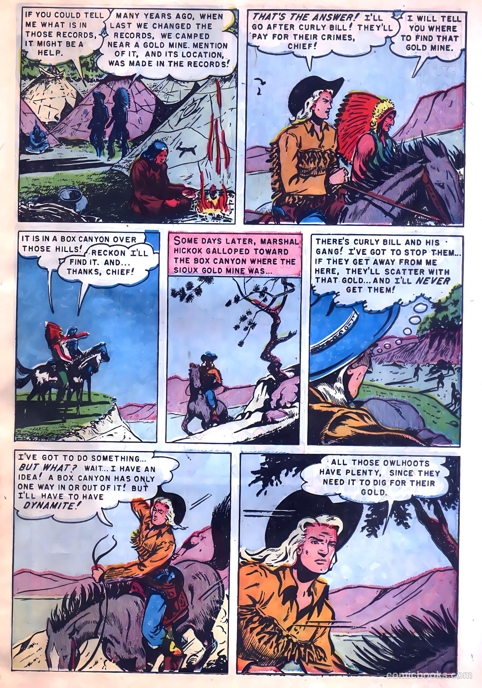 Wild Bill Hickok #9 (1951) — page 23 of 36