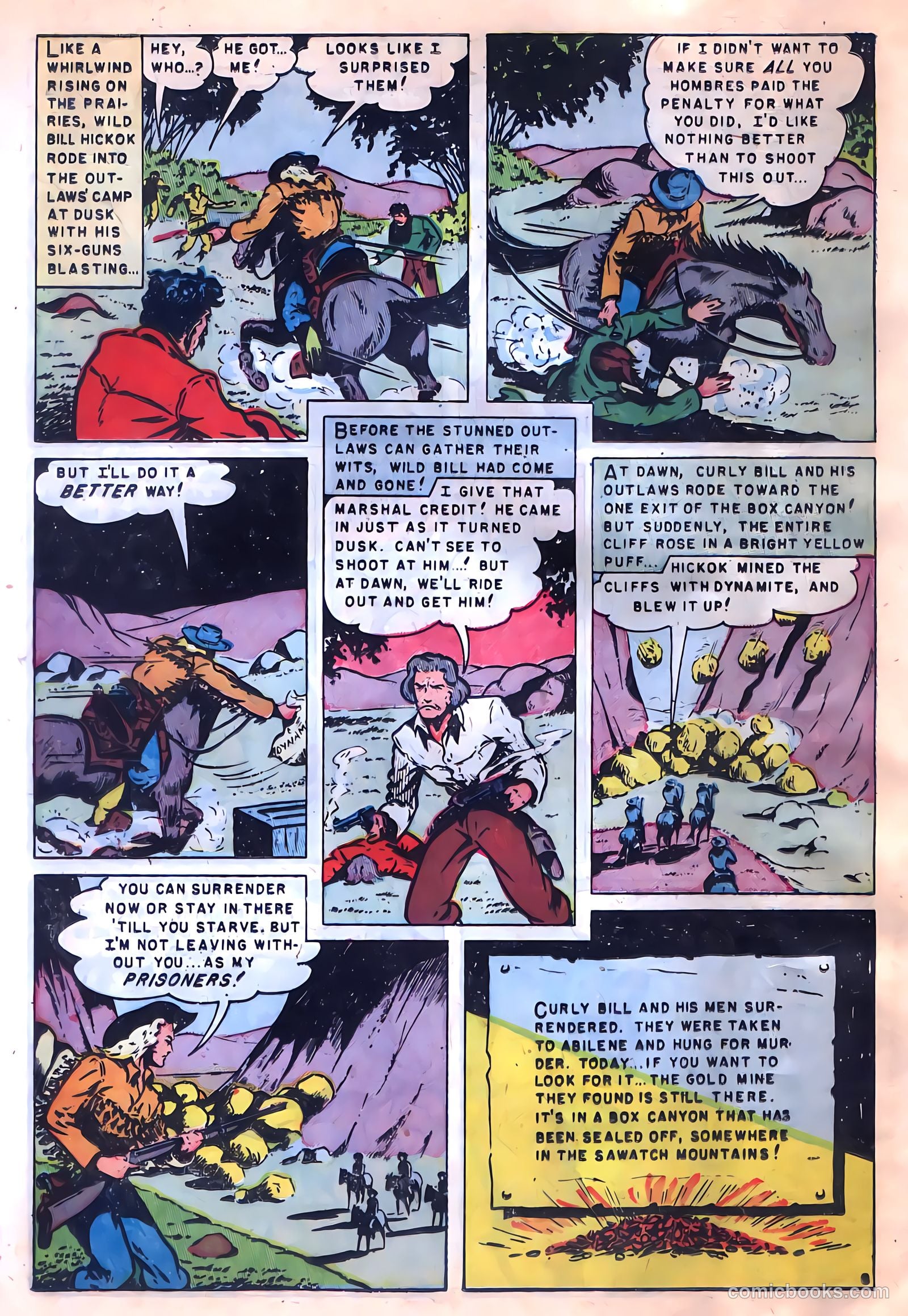 Wild Bill Hickok #9 (1951) — page 24 of 36