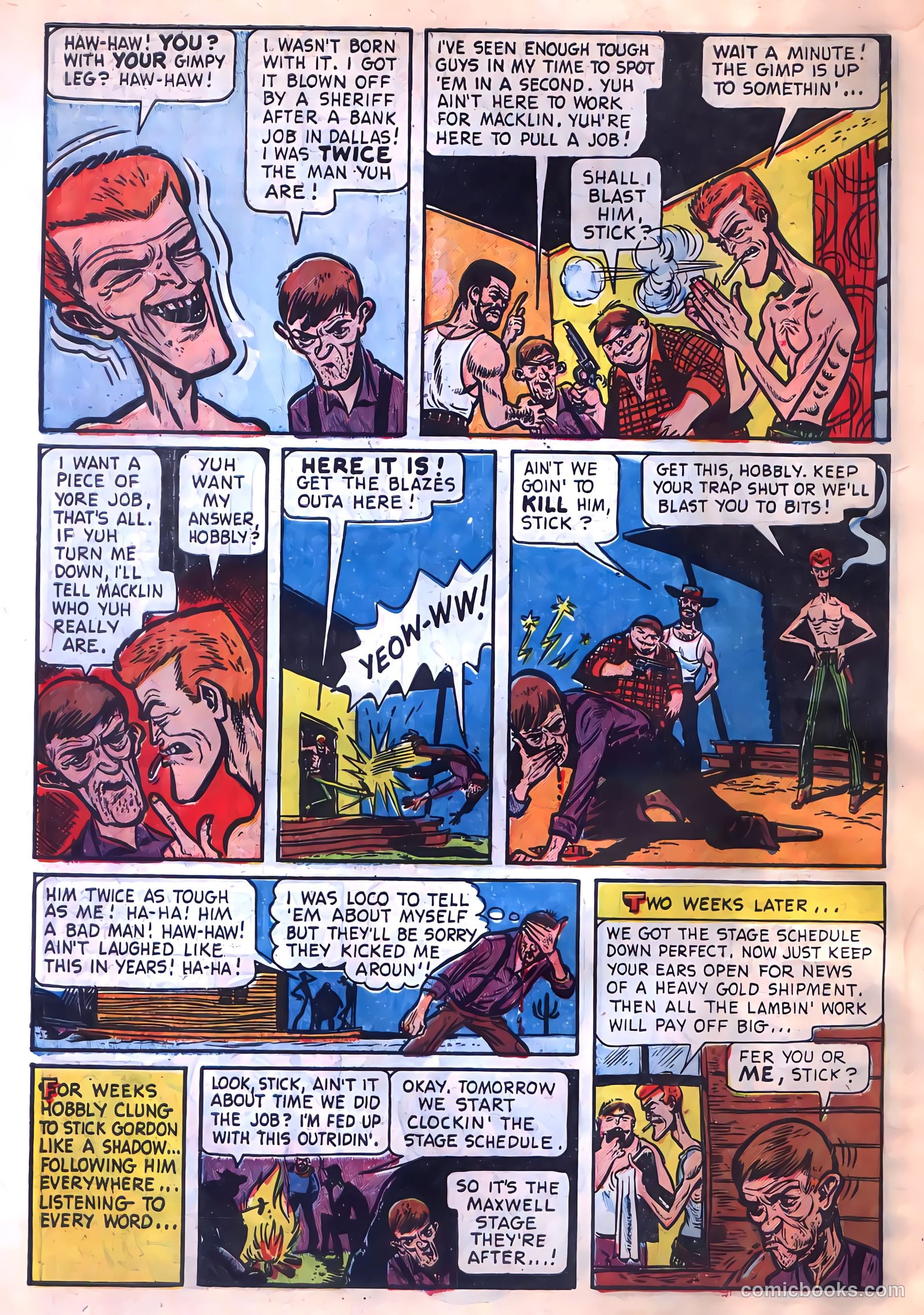 Wild Bill Hickok #9 (1951) — page 30 of 36