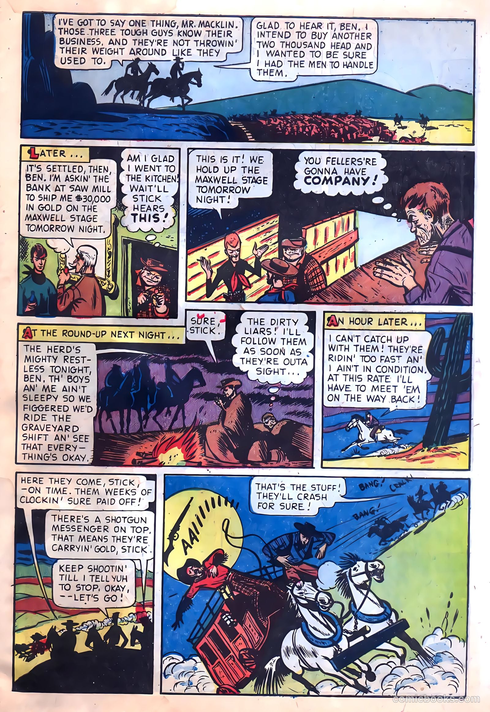 Wild Bill Hickok #9 (1951) — page 31 of 36