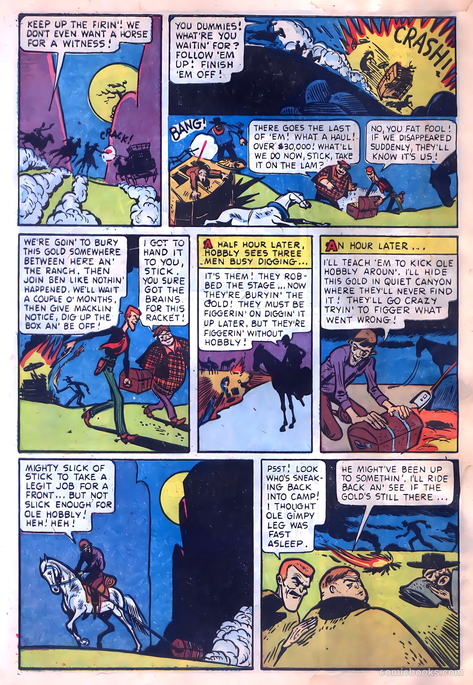 Wild Bill Hickok #9 (1951) — page 32 of 36
