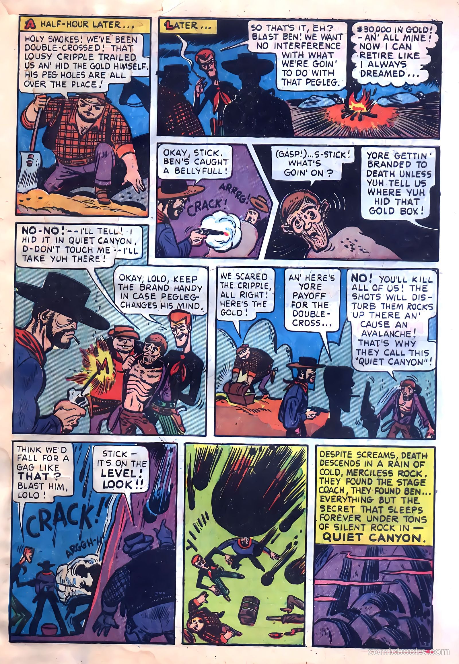 Wild Bill Hickok #9 (1951) — page 33 of 36