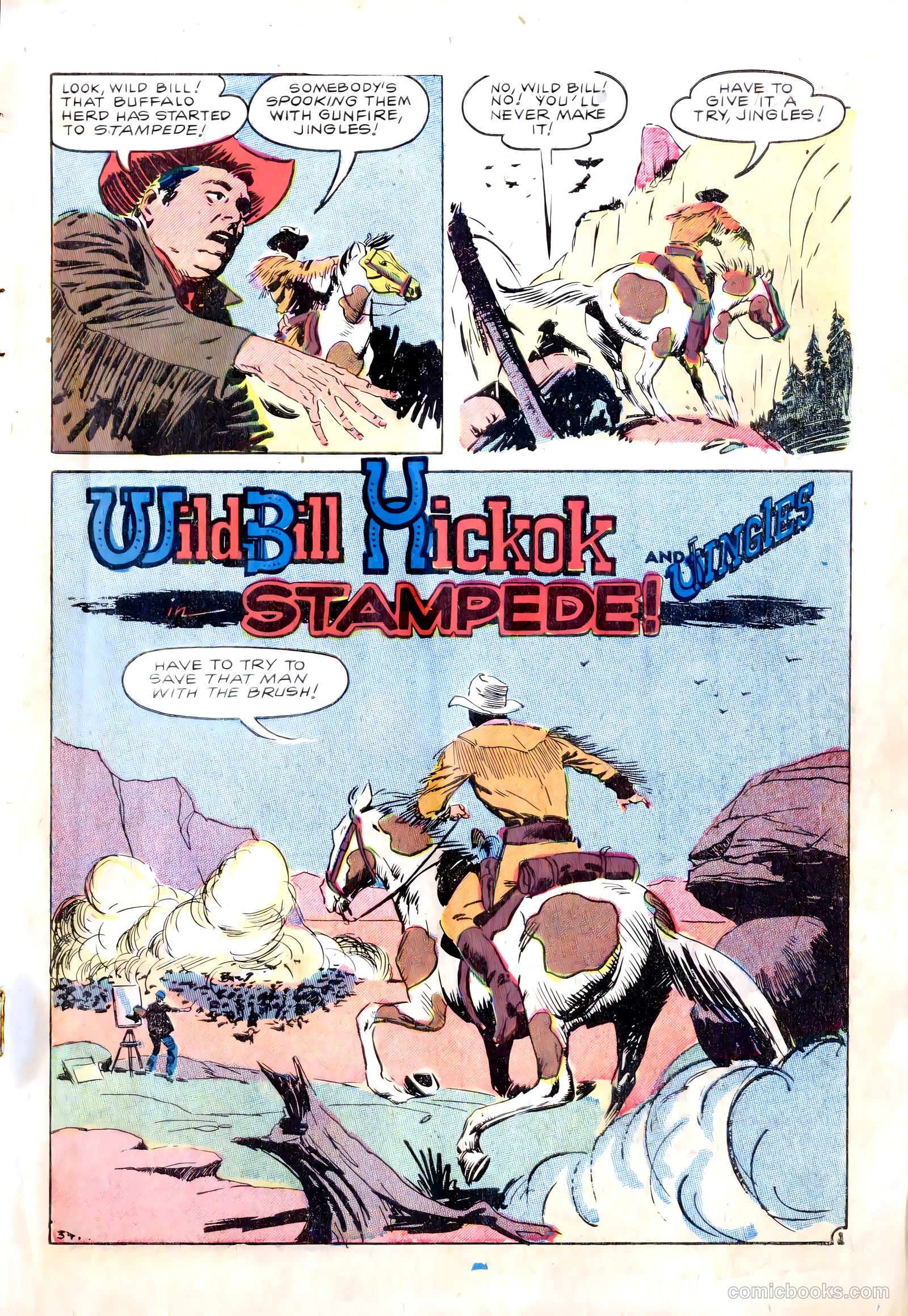 Wild Bill Hickok and Jingles #68 (1958) — page 3 of 36