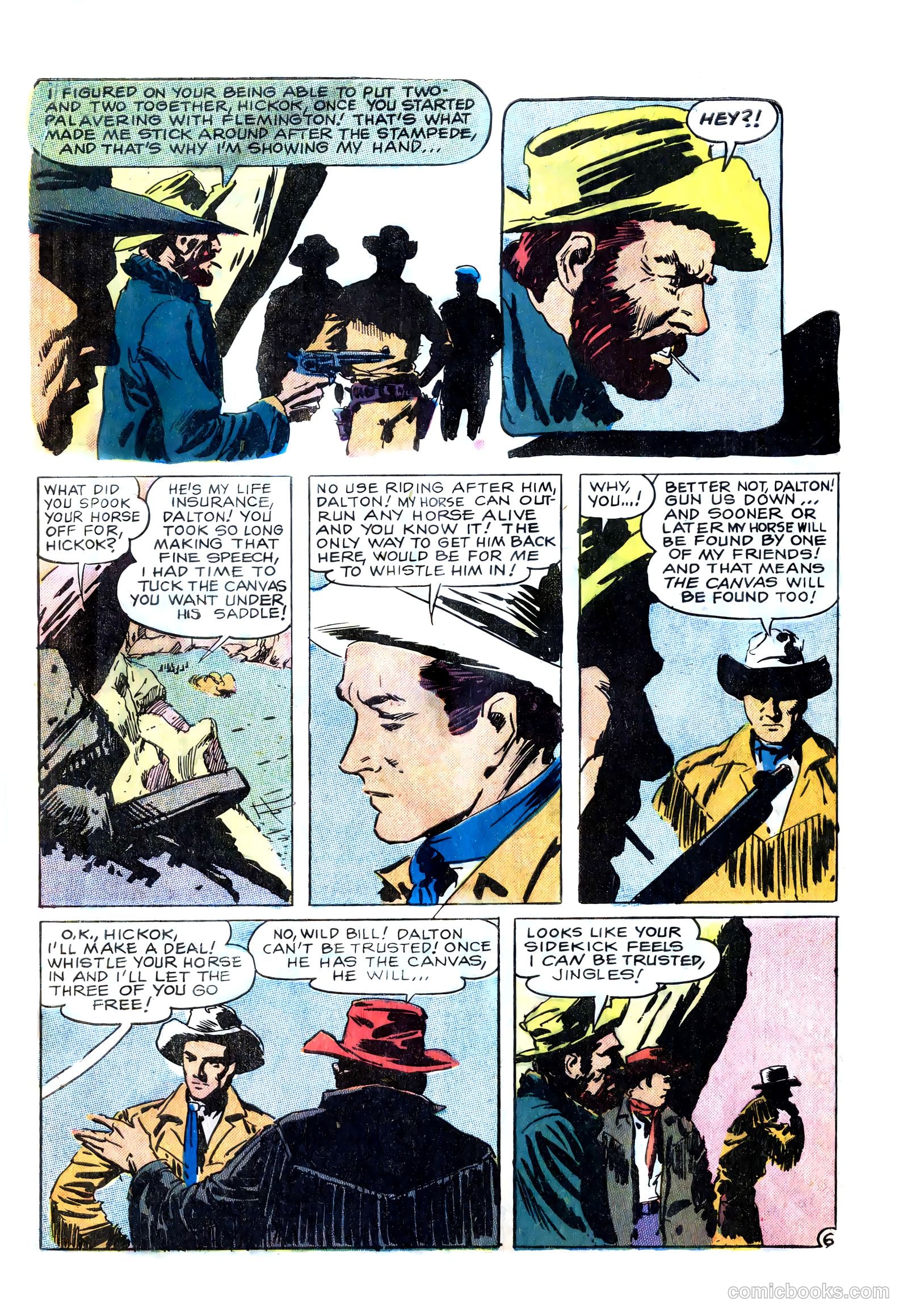 Wild Bill Hickok and Jingles #68 (1958) — page 9 of 36