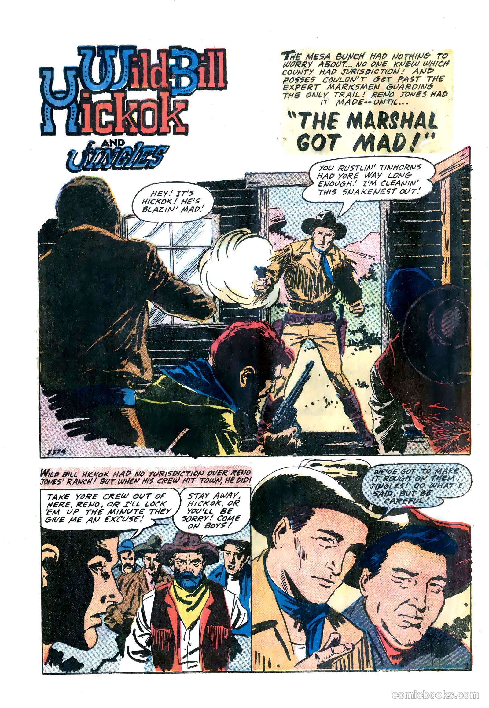 Wild Bill Hickok and Jingles #68 (1958) — page 12 of 36