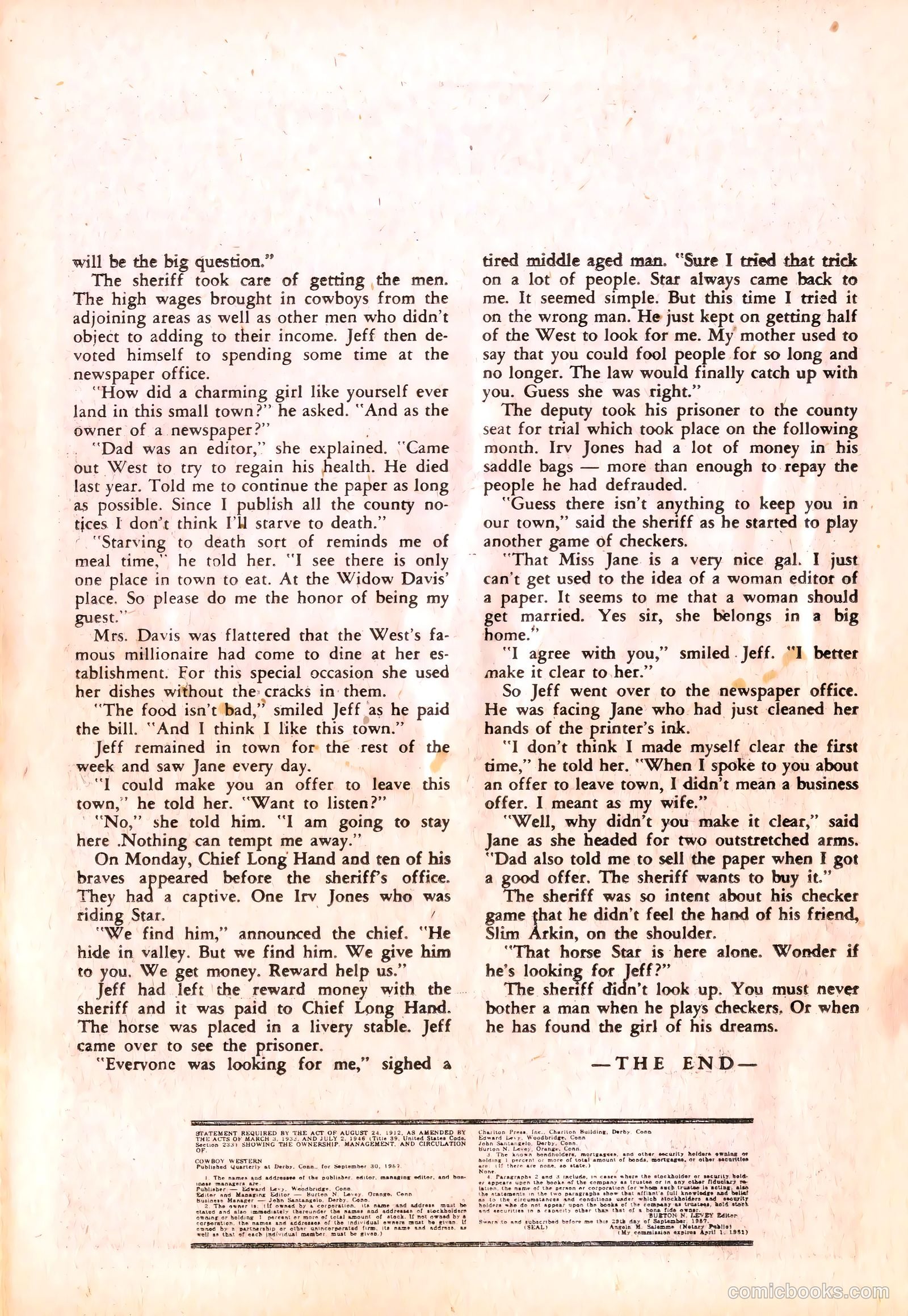 Wild Bill Hickok and Jingles #68 (1958) — page 26 of 36