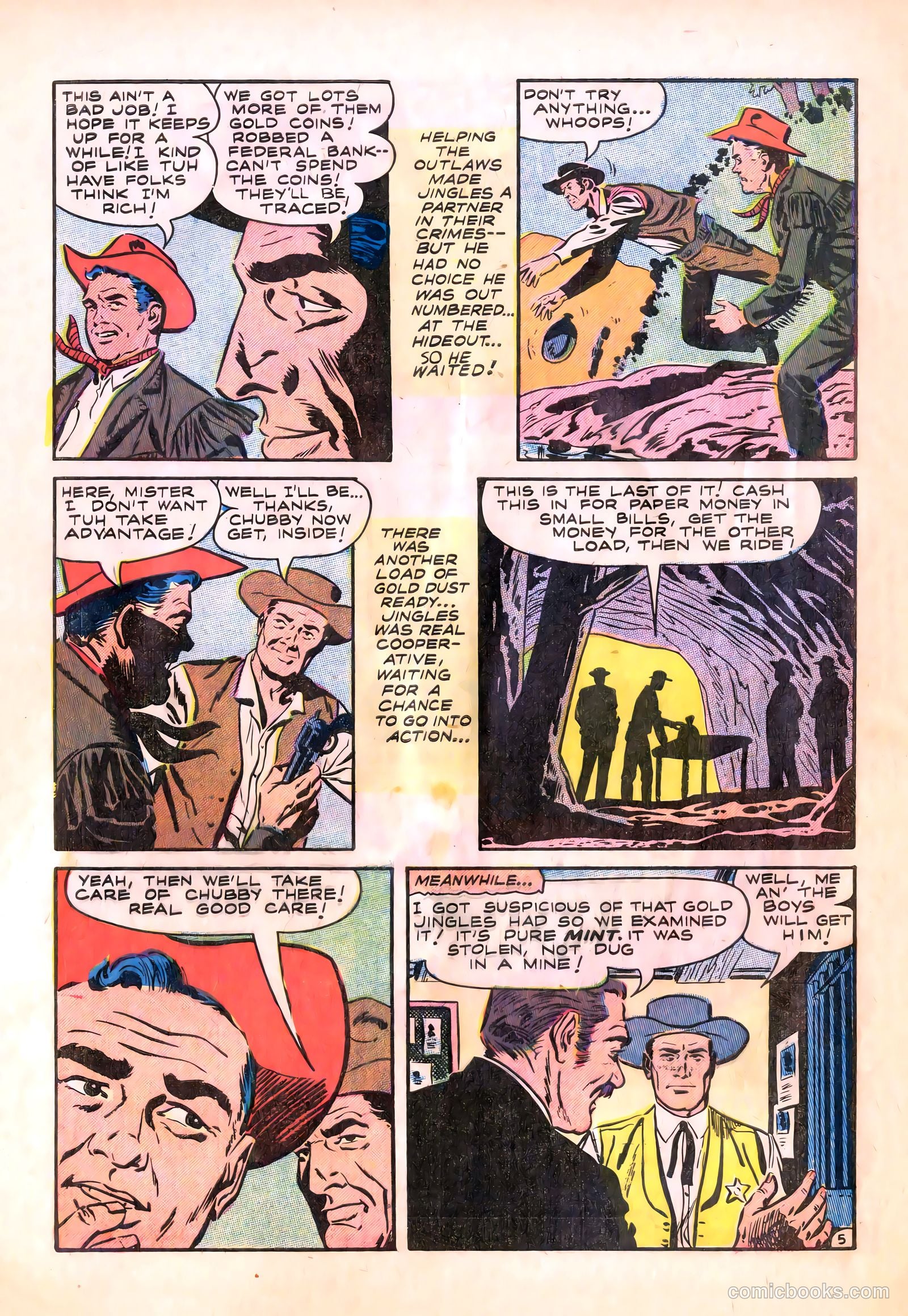 Wild Bill Hickok and Jingles #68 (1958) — page 32 of 36