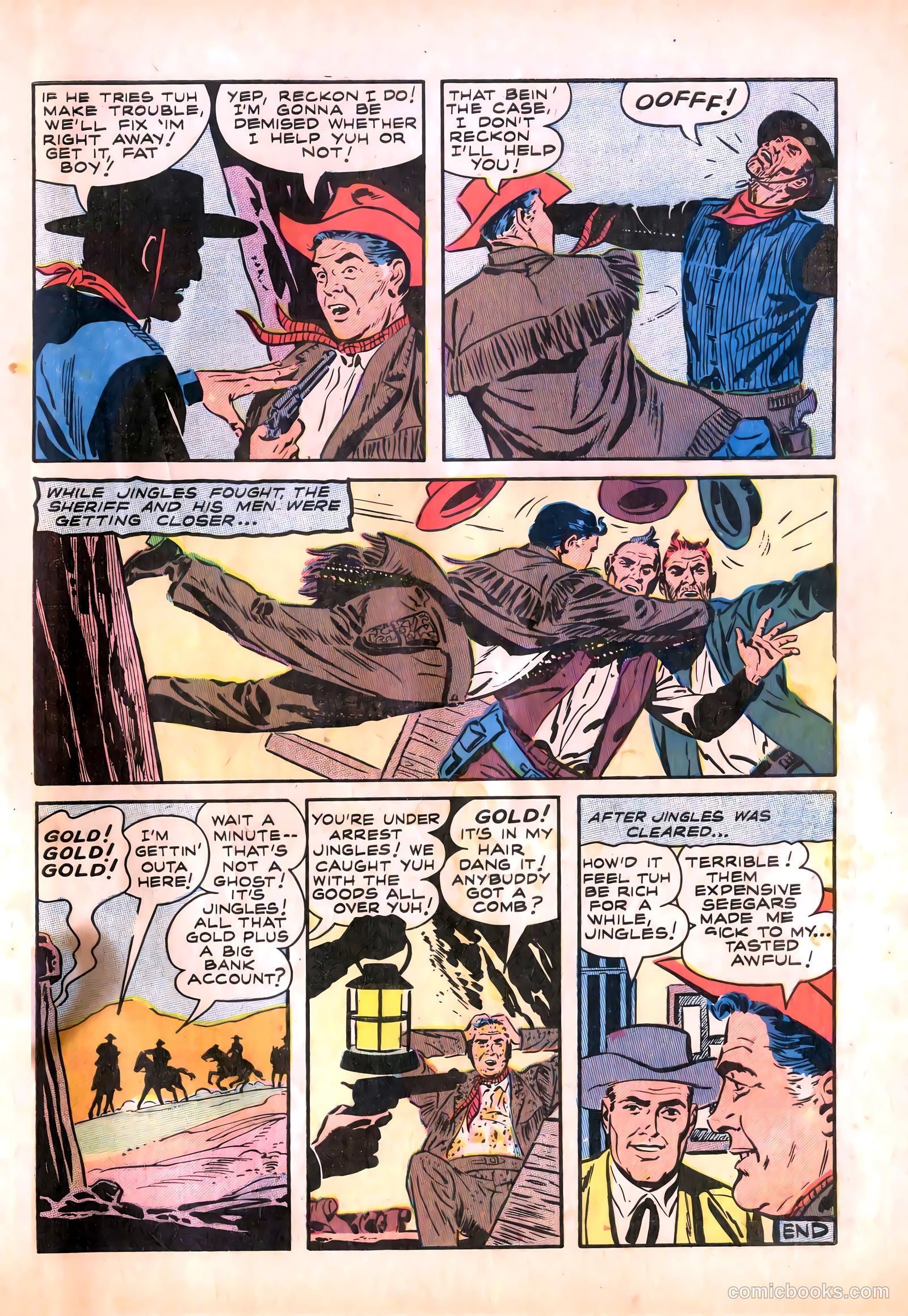 Wild Bill Hickok and Jingles #68 (1958) — page 33 of 36
