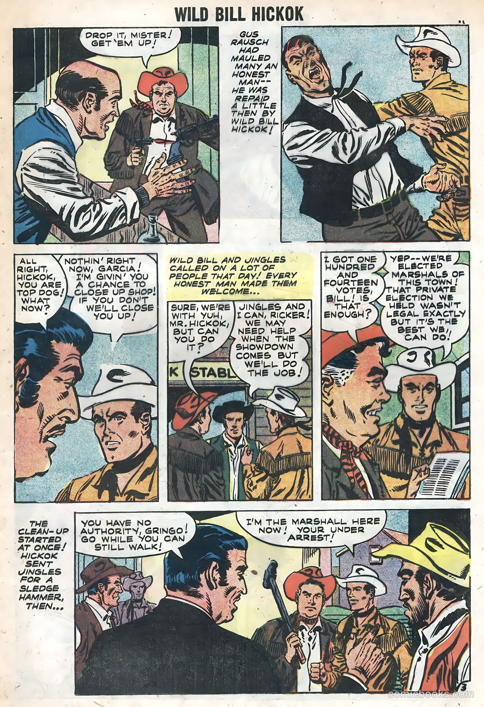 Wild Bill Hickok and Jingles #69 (1958) — page 13 of 36