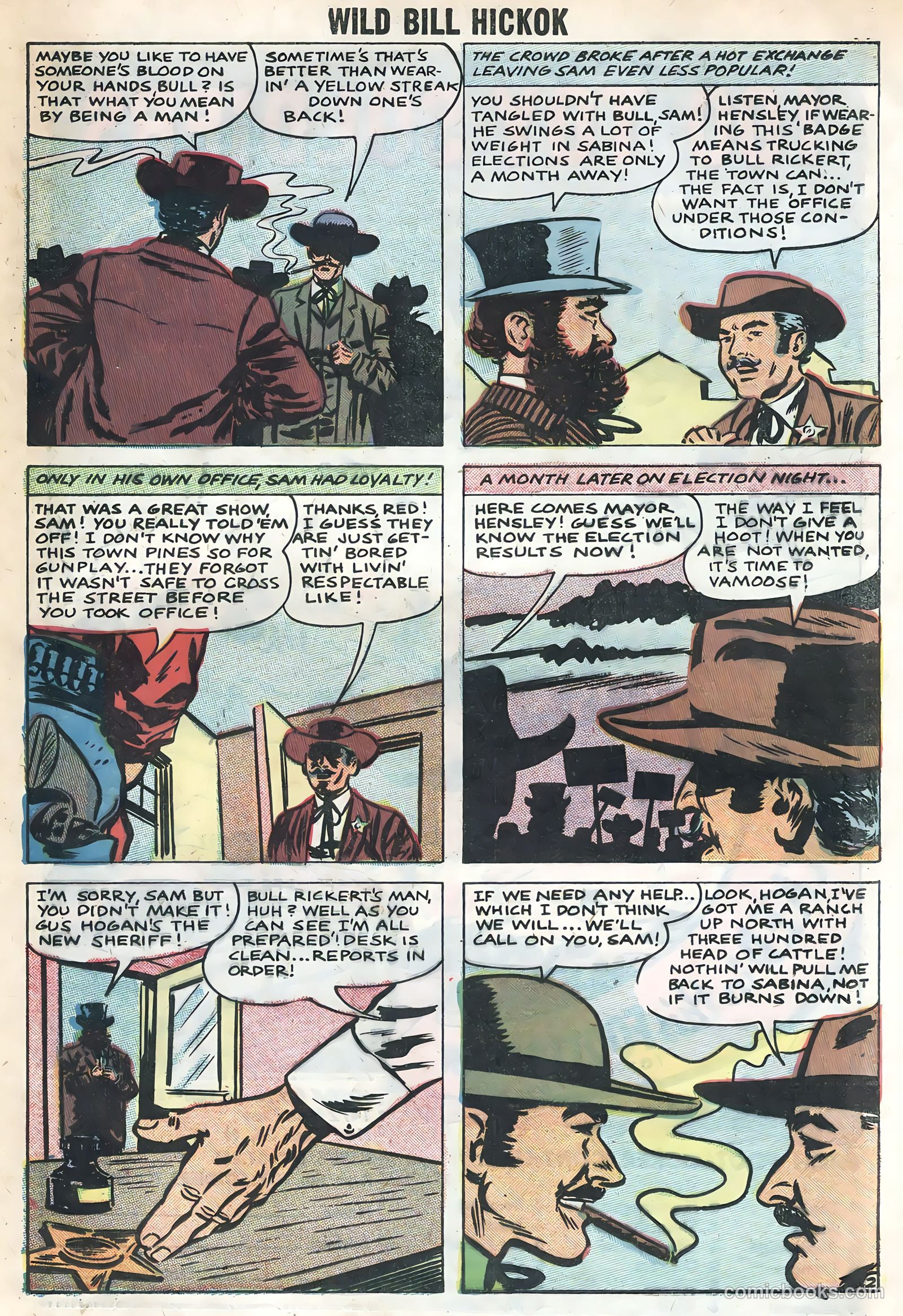 Wild Bill Hickok and Jingles #69 (1958) — page 21 of 36