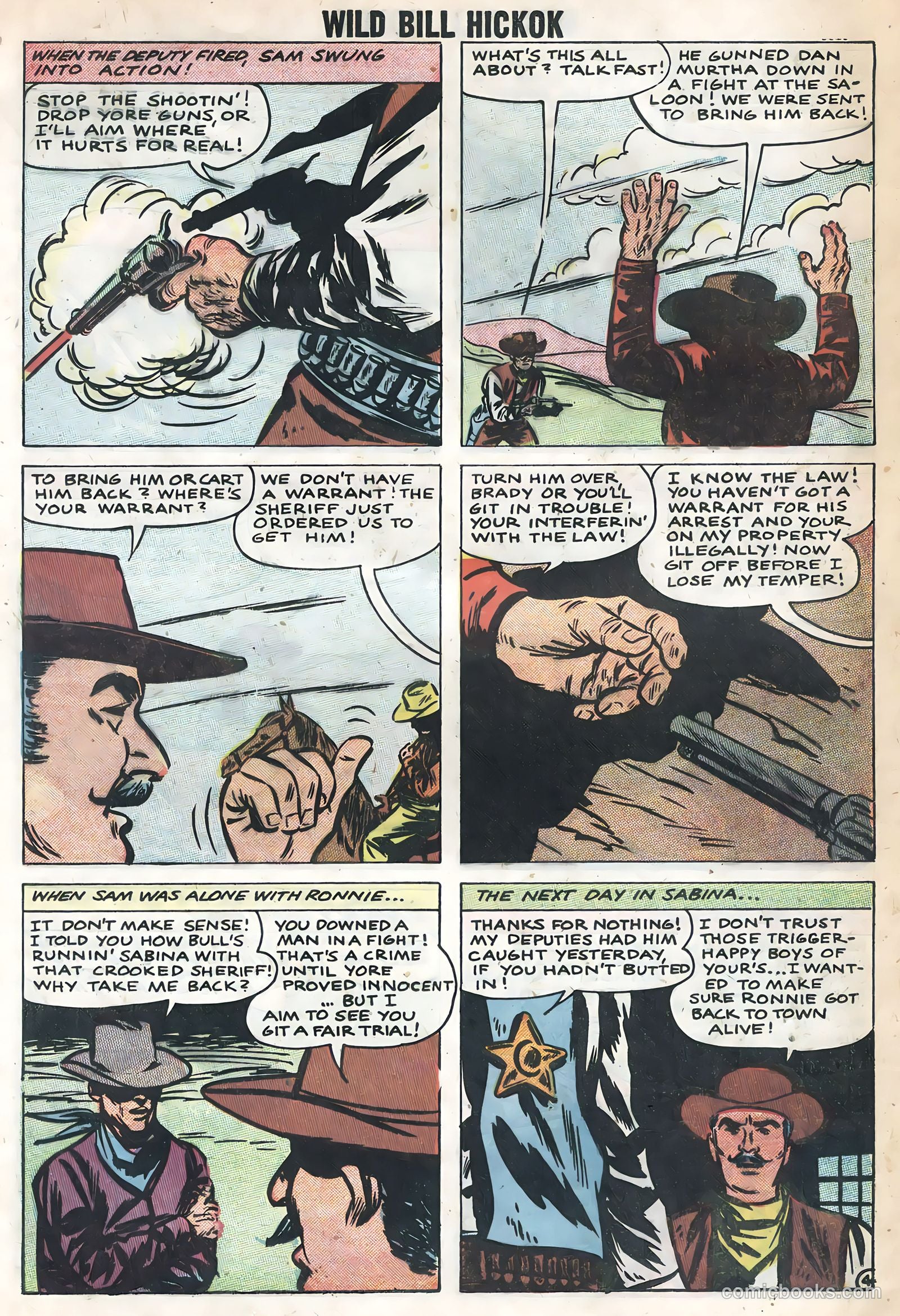 Wild Bill Hickok and Jingles #69 (1958) — page 24 of 36
