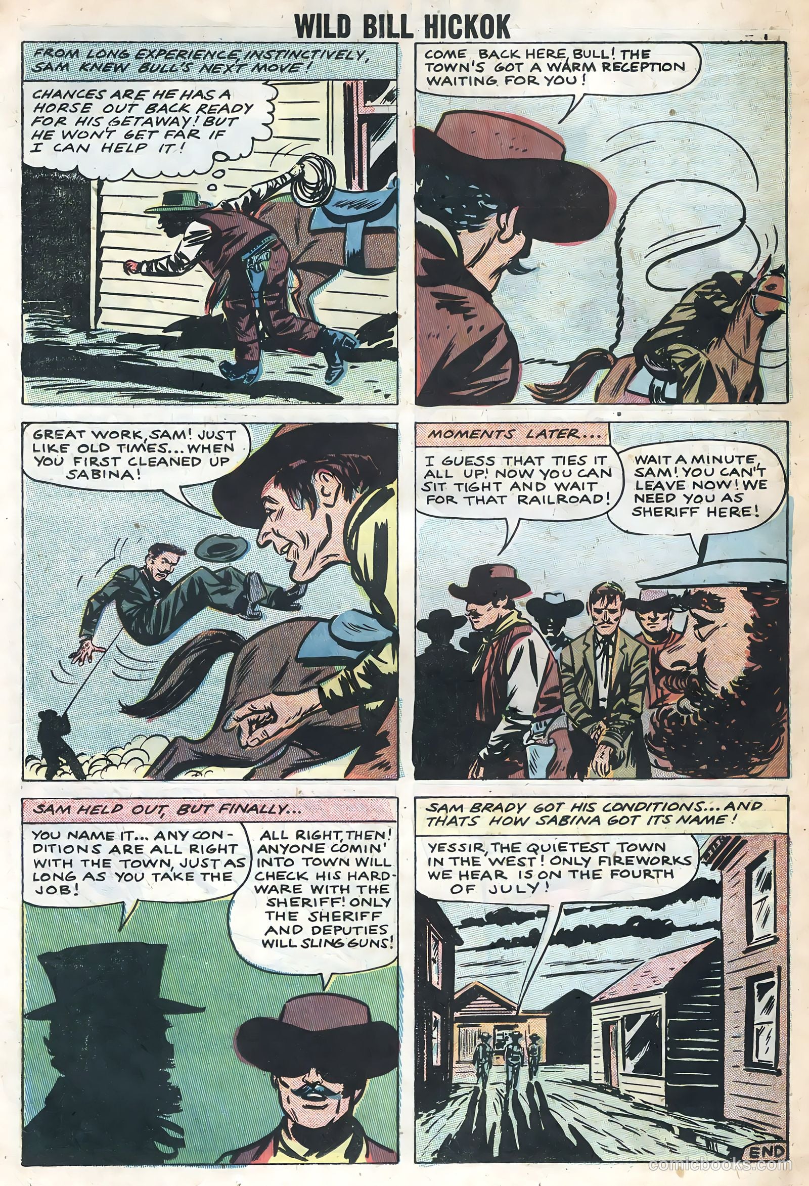 Wild Bill Hickok and Jingles #69 (1958) — page 26 of 36