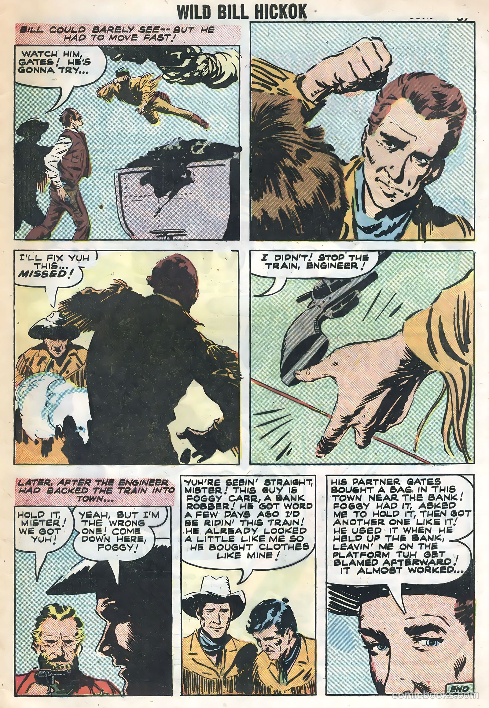 Wild Bill Hickok and Jingles #69 (1958) — page 33 of 36