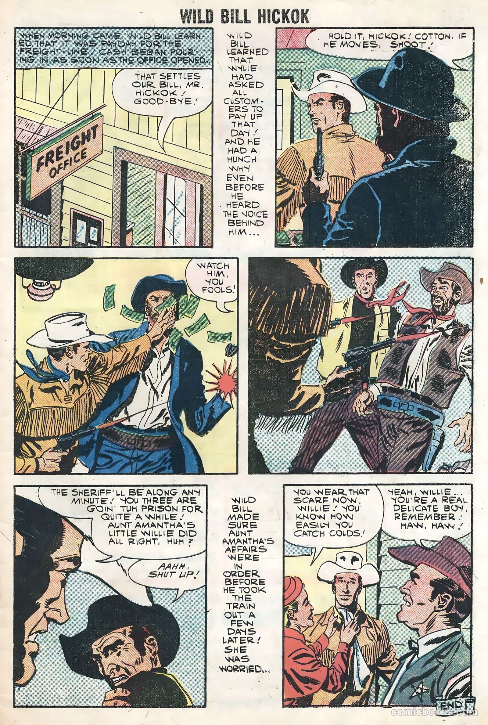 Wild Bill Hickok and Jingles #70 (1958) — page 33 of 36