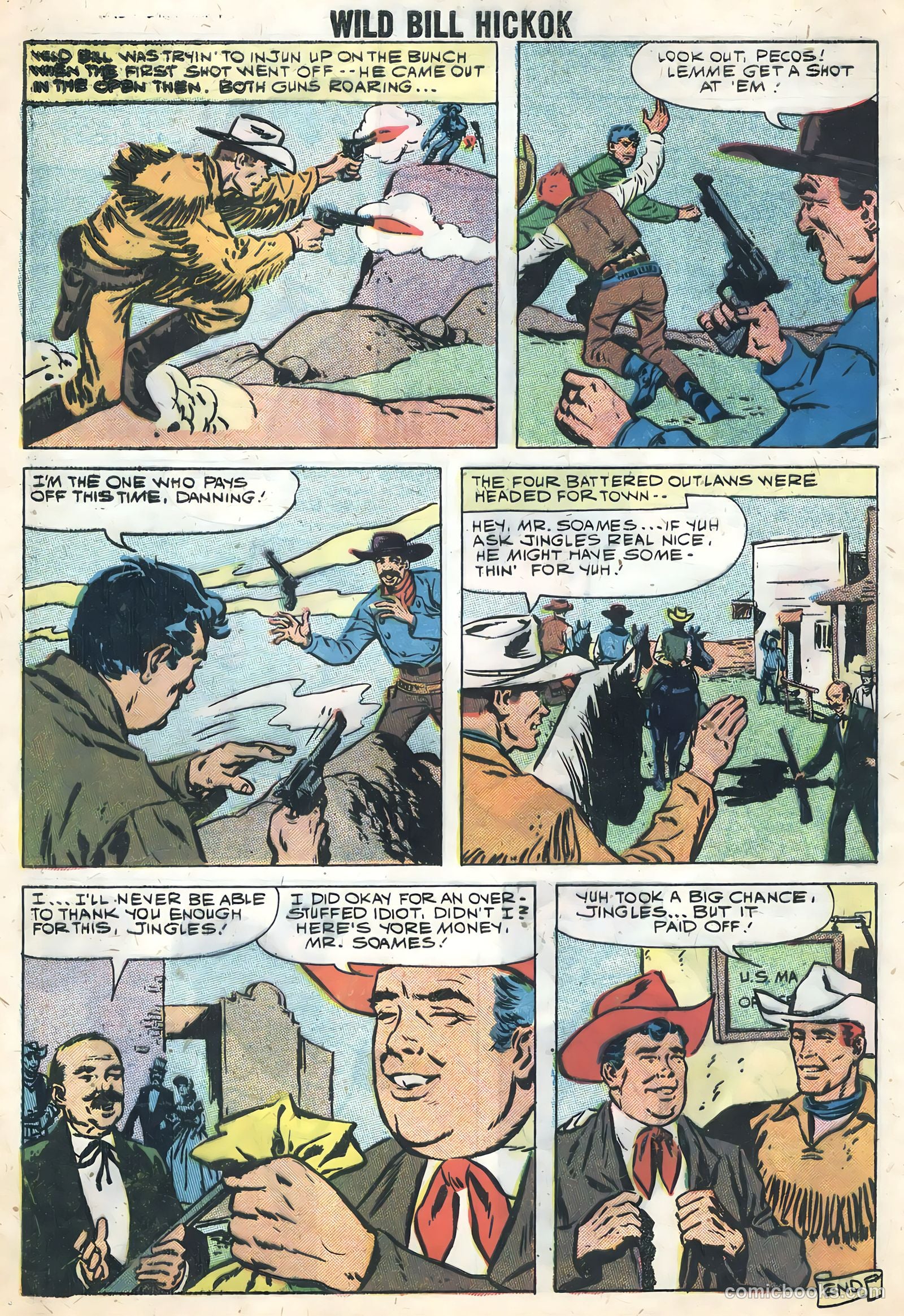 Wild Bill Hickok and Jingles #71 (1959) — page 8 of 35