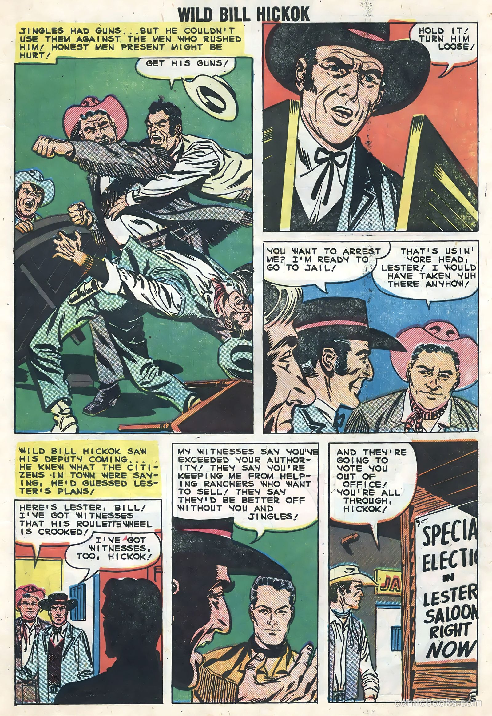 Wild Bill Hickok and Jingles #72 (1959) — page 27 of 36
