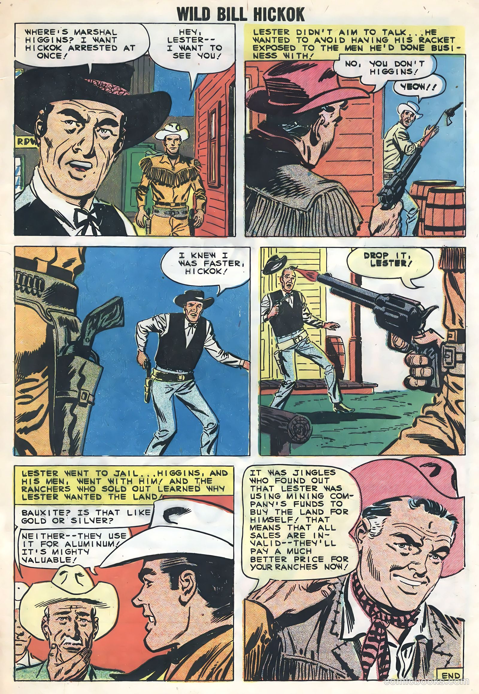 Wild Bill Hickok and Jingles #72 (1959) — page 33 of 36