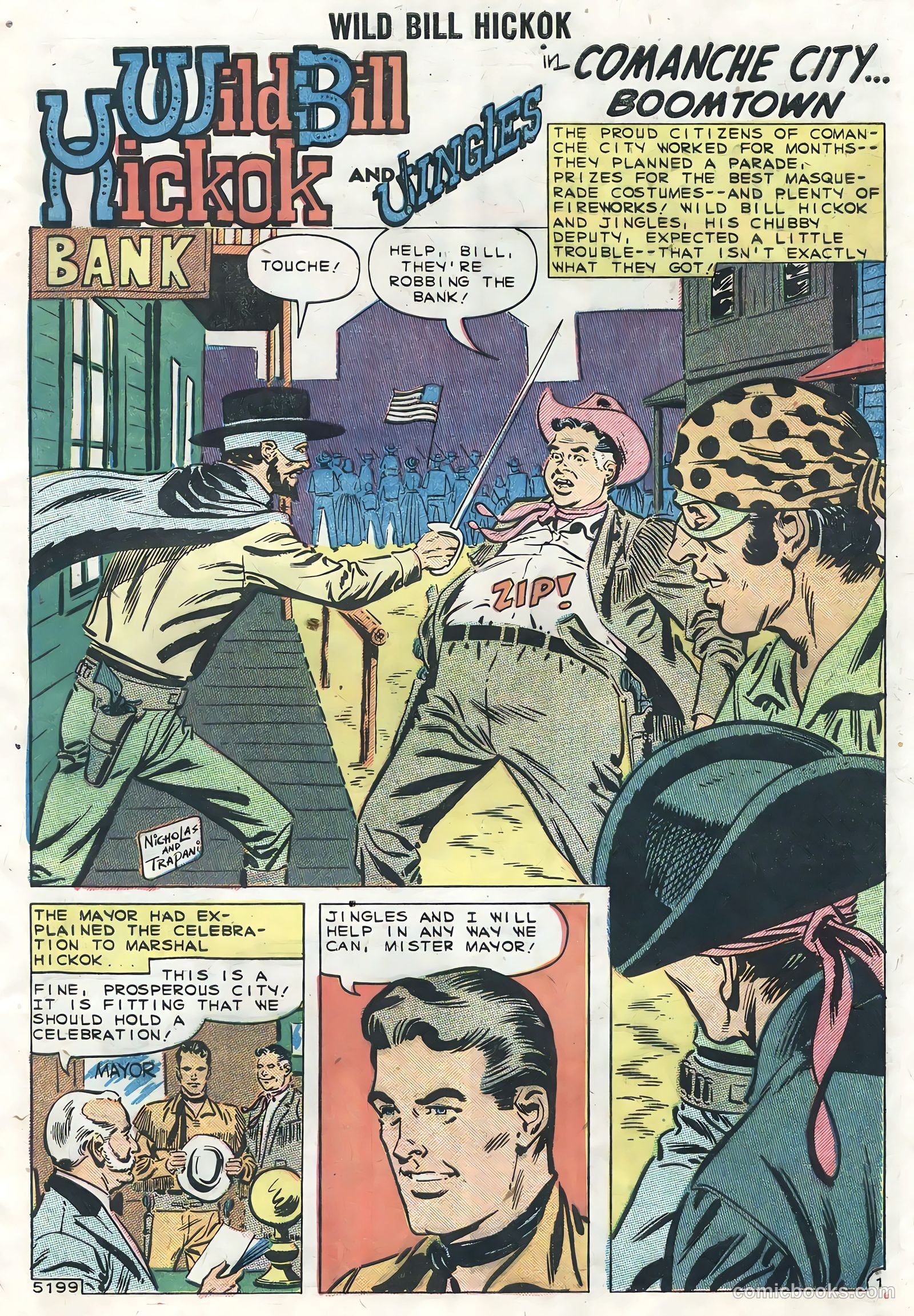 Wild Bill Hickok and Jingles #73 (1959) — page 9 of 36