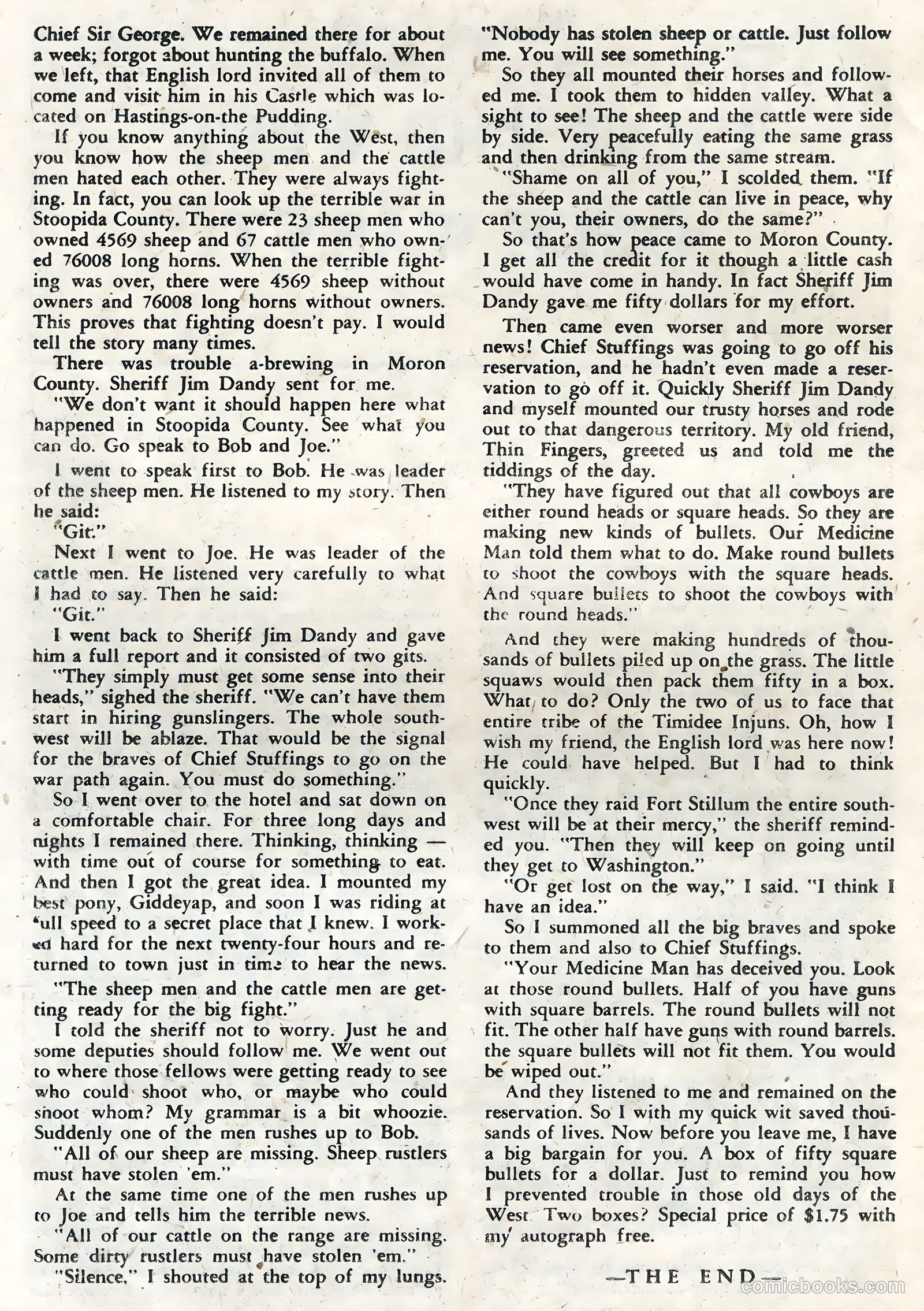Wild Bill Hickok and Jingles #73 (1959) — page 24 of 36