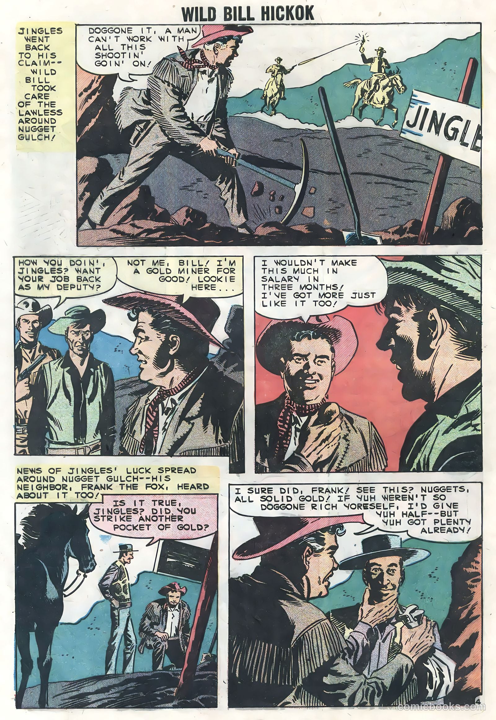 Wild Bill Hickok and Jingles #73 (1959) — page 28 of 36