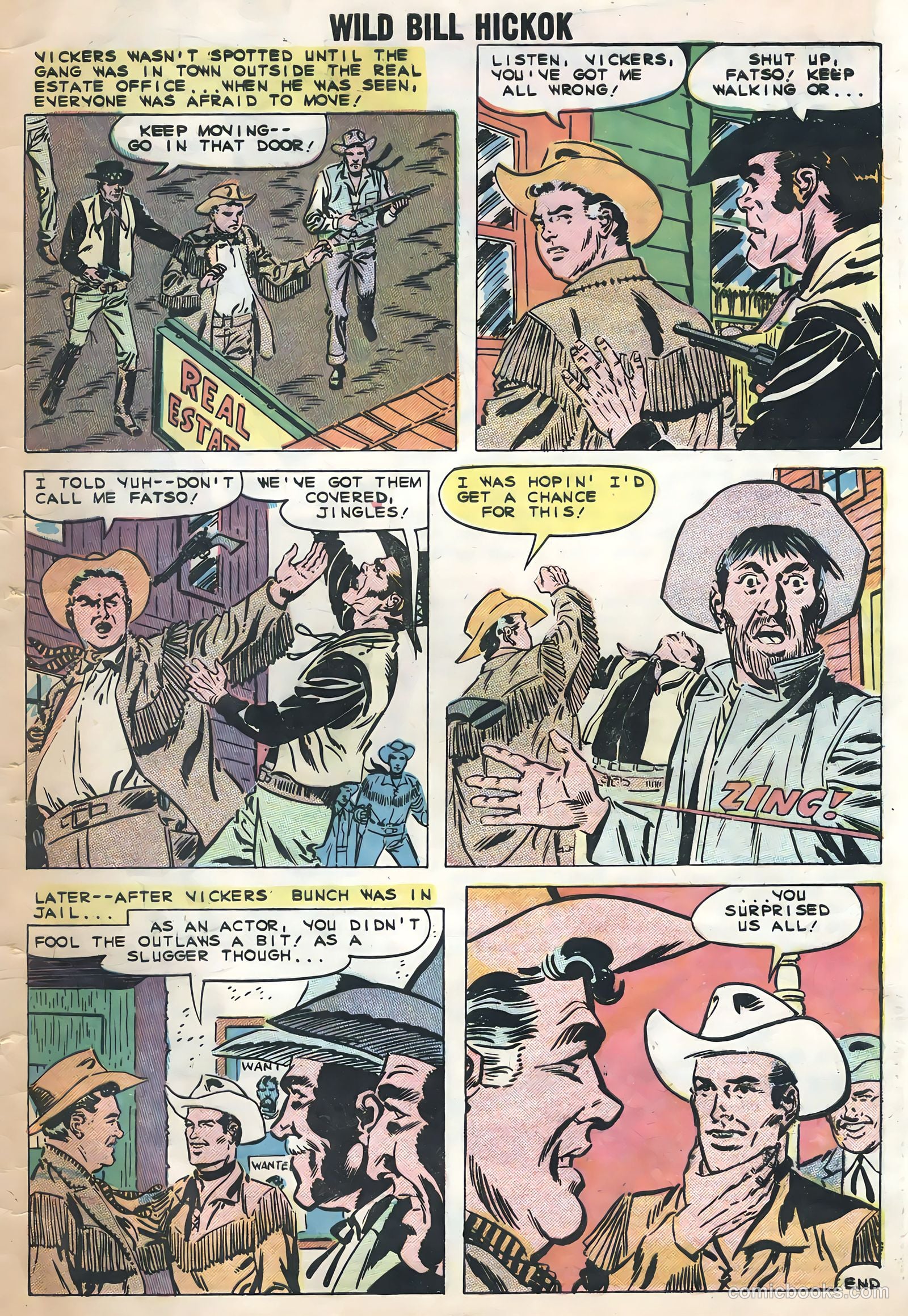 Wild Bill Hickok and Jingles #74 (1959) — page 33 of 36