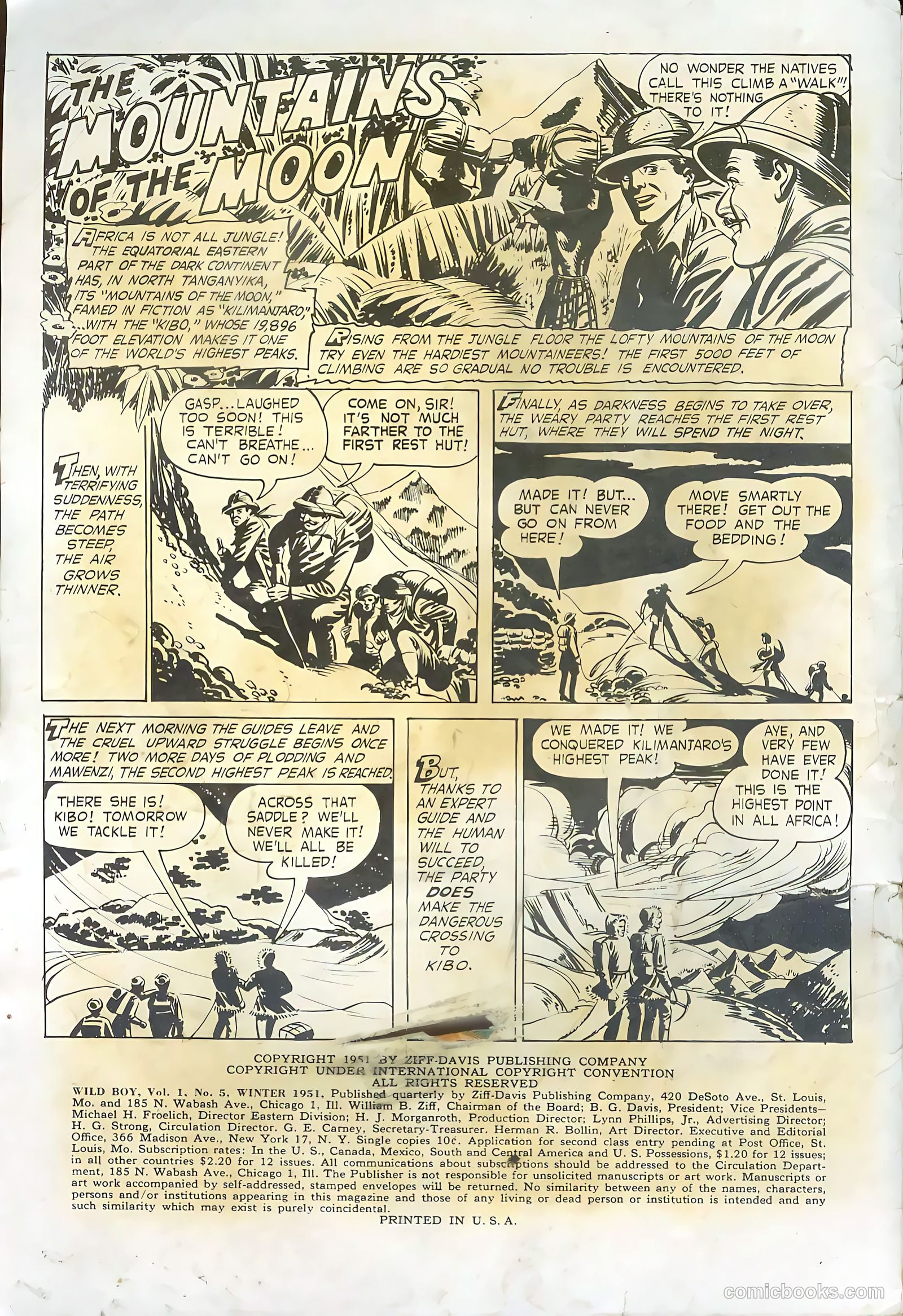 Wild Boy #5 (1951) — page 2 of 36