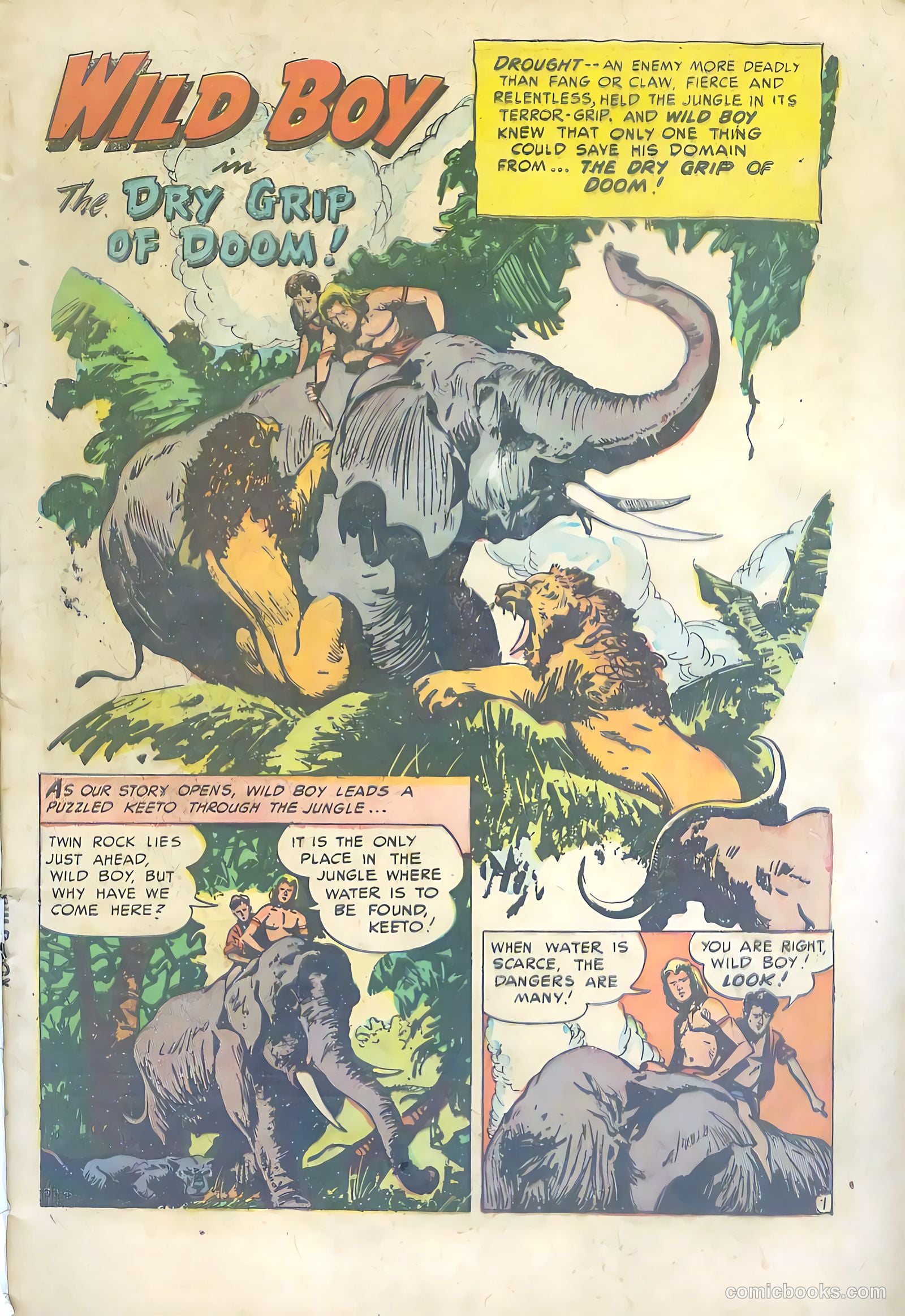 Wild Boy #5 (1951) — page 3 of 36