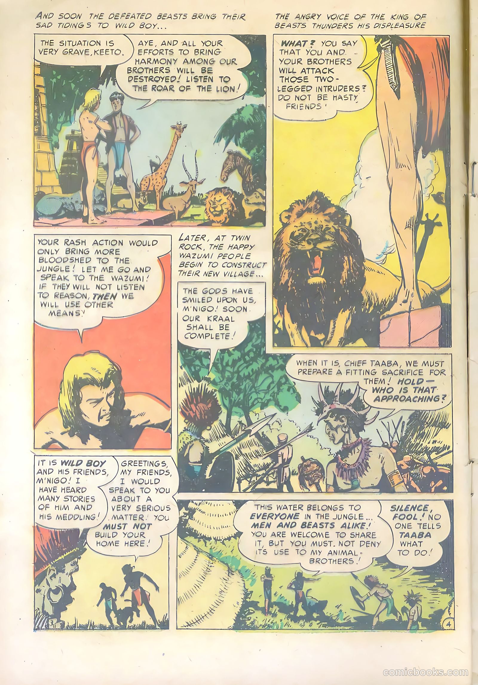 Wild Boy #5 (1951) — page 6 of 36