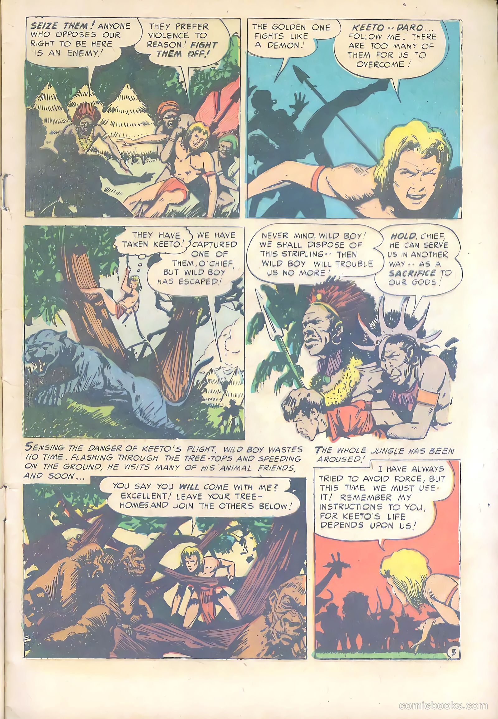 Wild Boy #5 (1951) — page 7 of 36