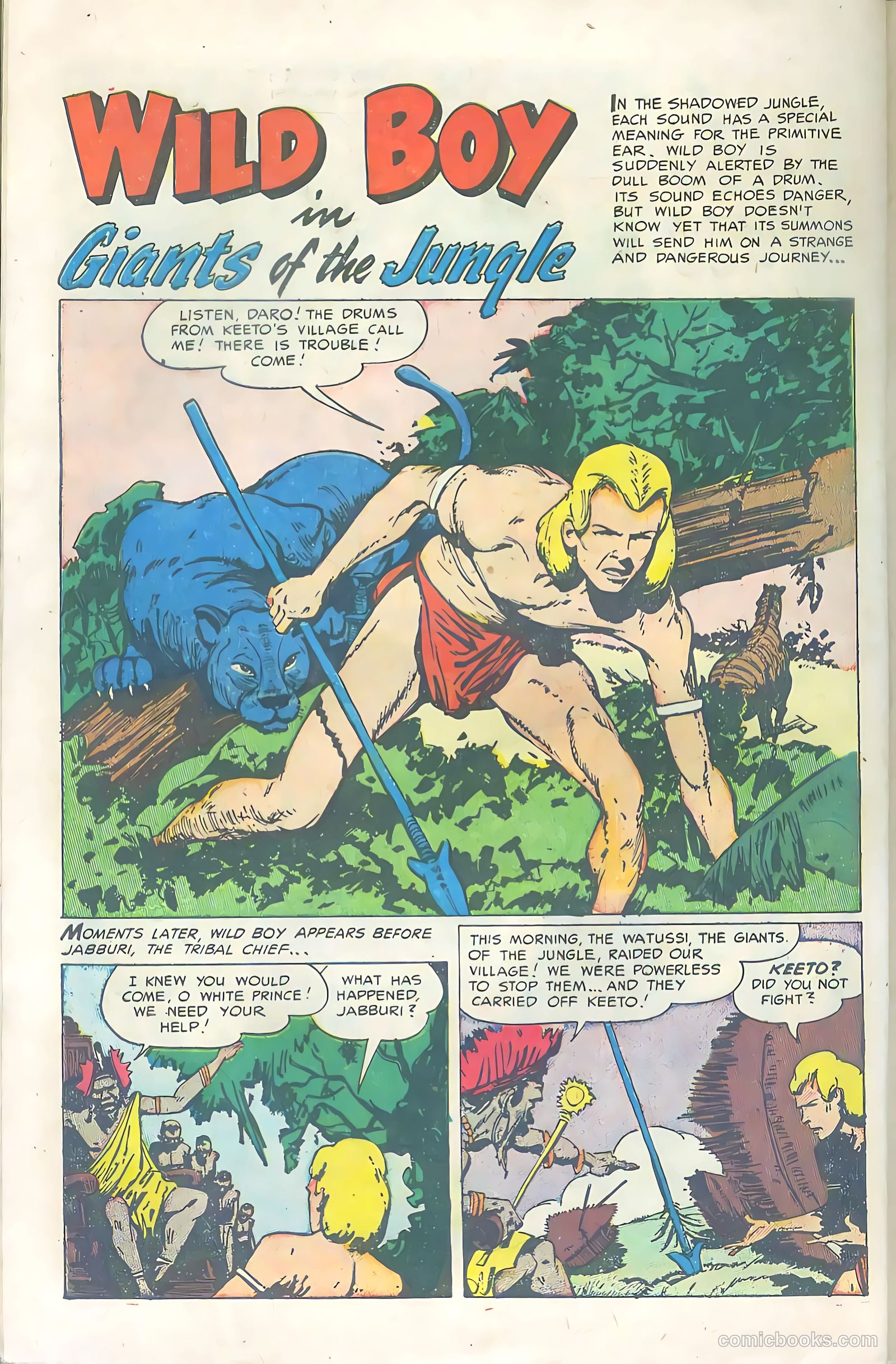 Wild Boy #8 (1952) — page 28 of 36
