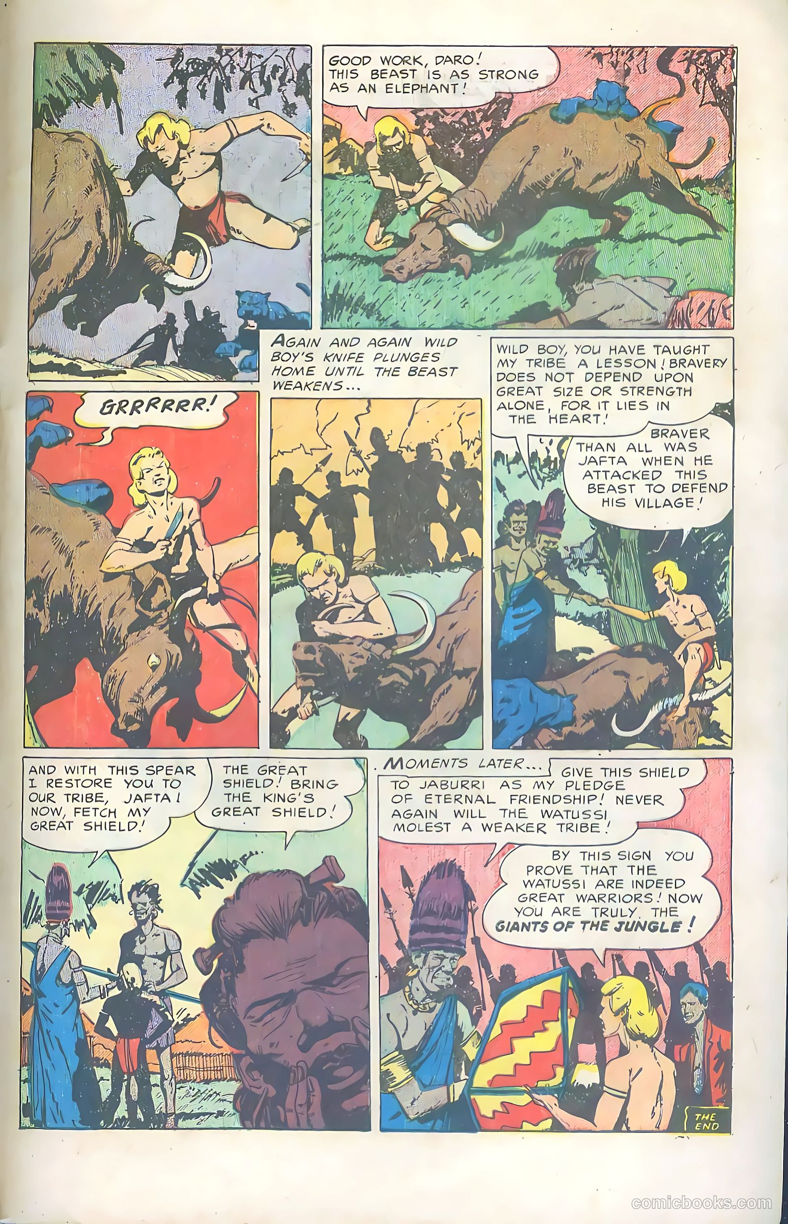 Wild Boy #8 (1952) — page 33 of 36