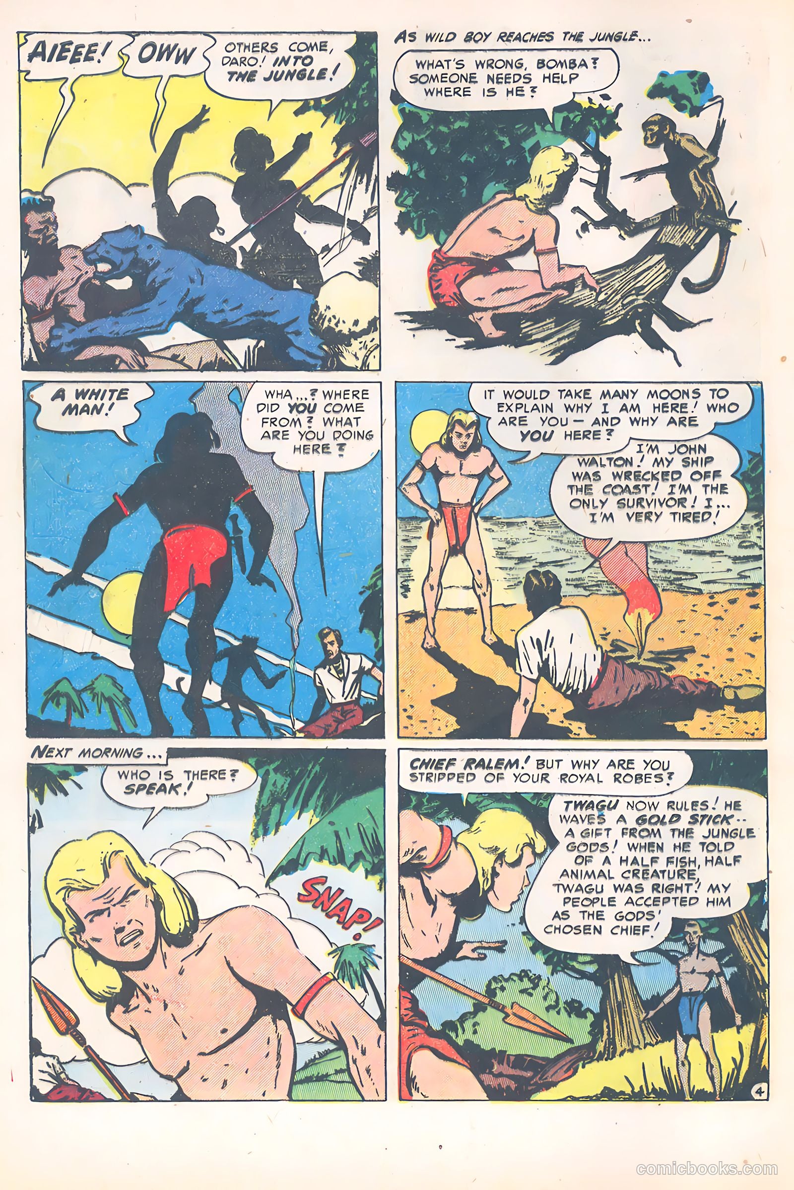 Wild Boy of the Congo #11 (1954) — page 7 of 37