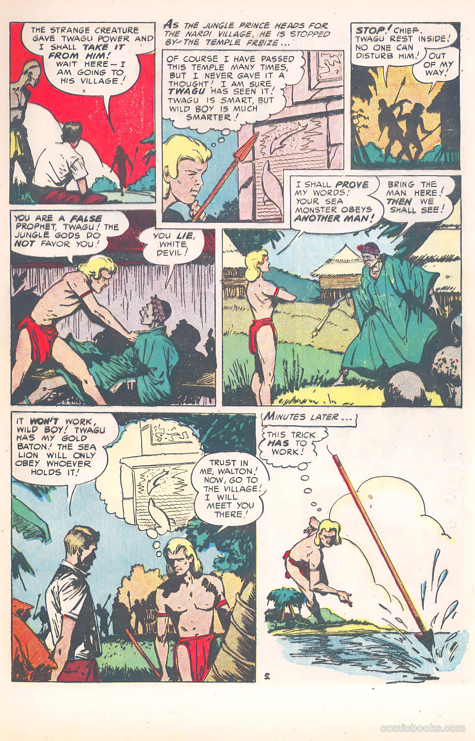 Wild Boy of the Congo #11 (1954) — page 8 of 37