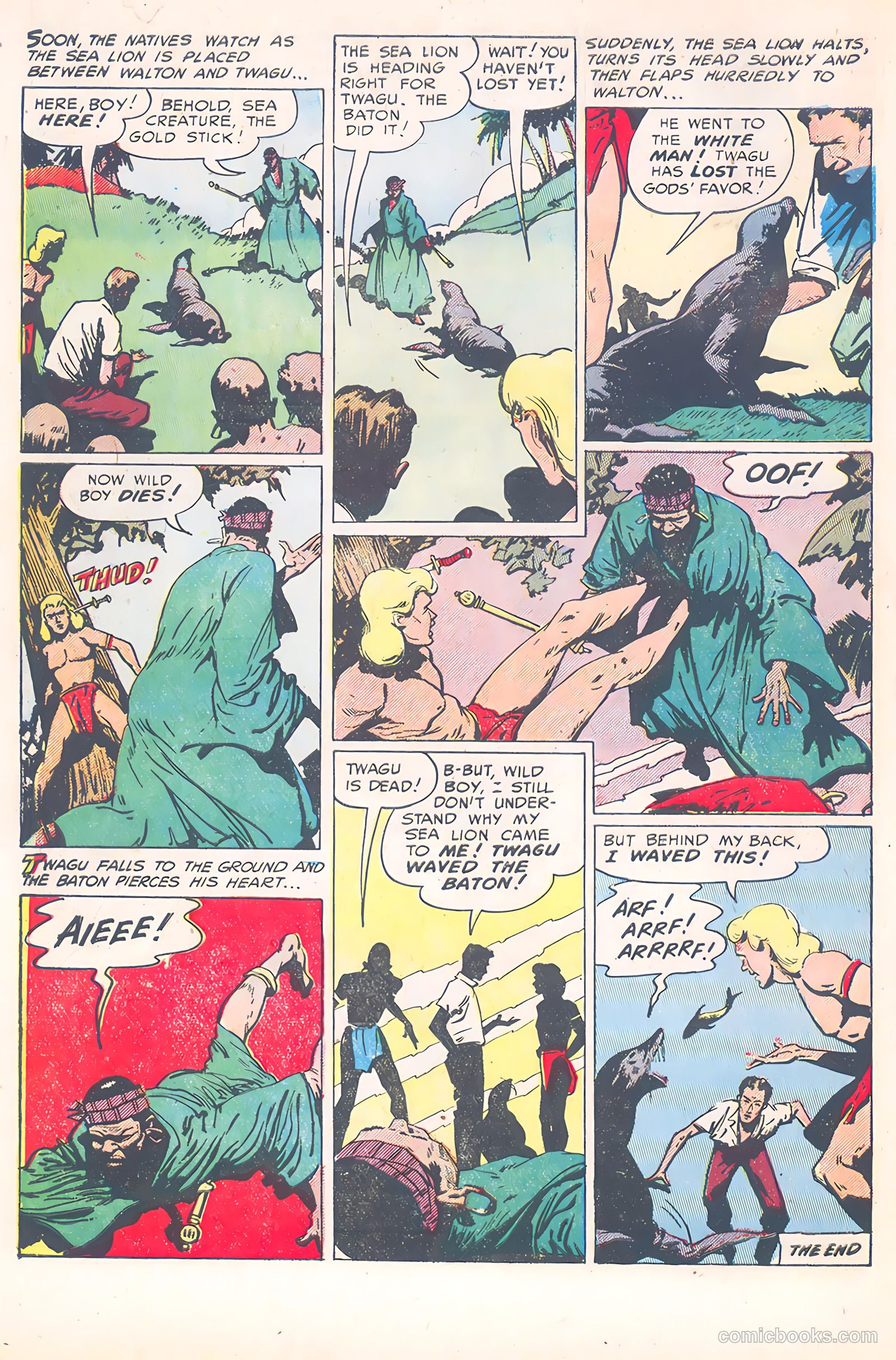 Wild Boy of the Congo #11 (1954) — page 9 of 37