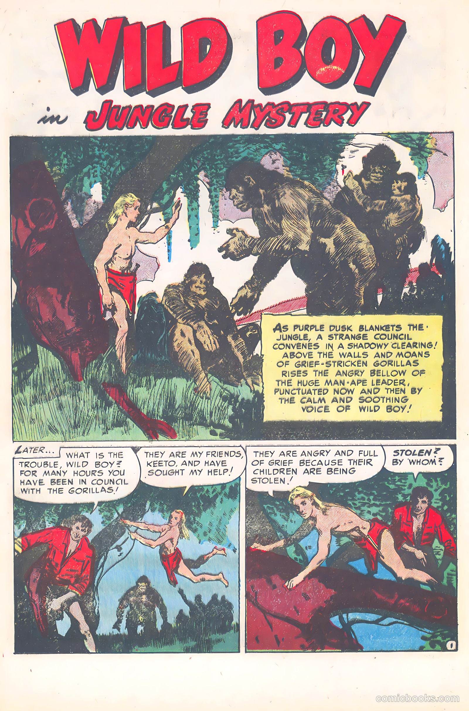 Wild Boy of the Congo #11 (1954) — page 15 of 37